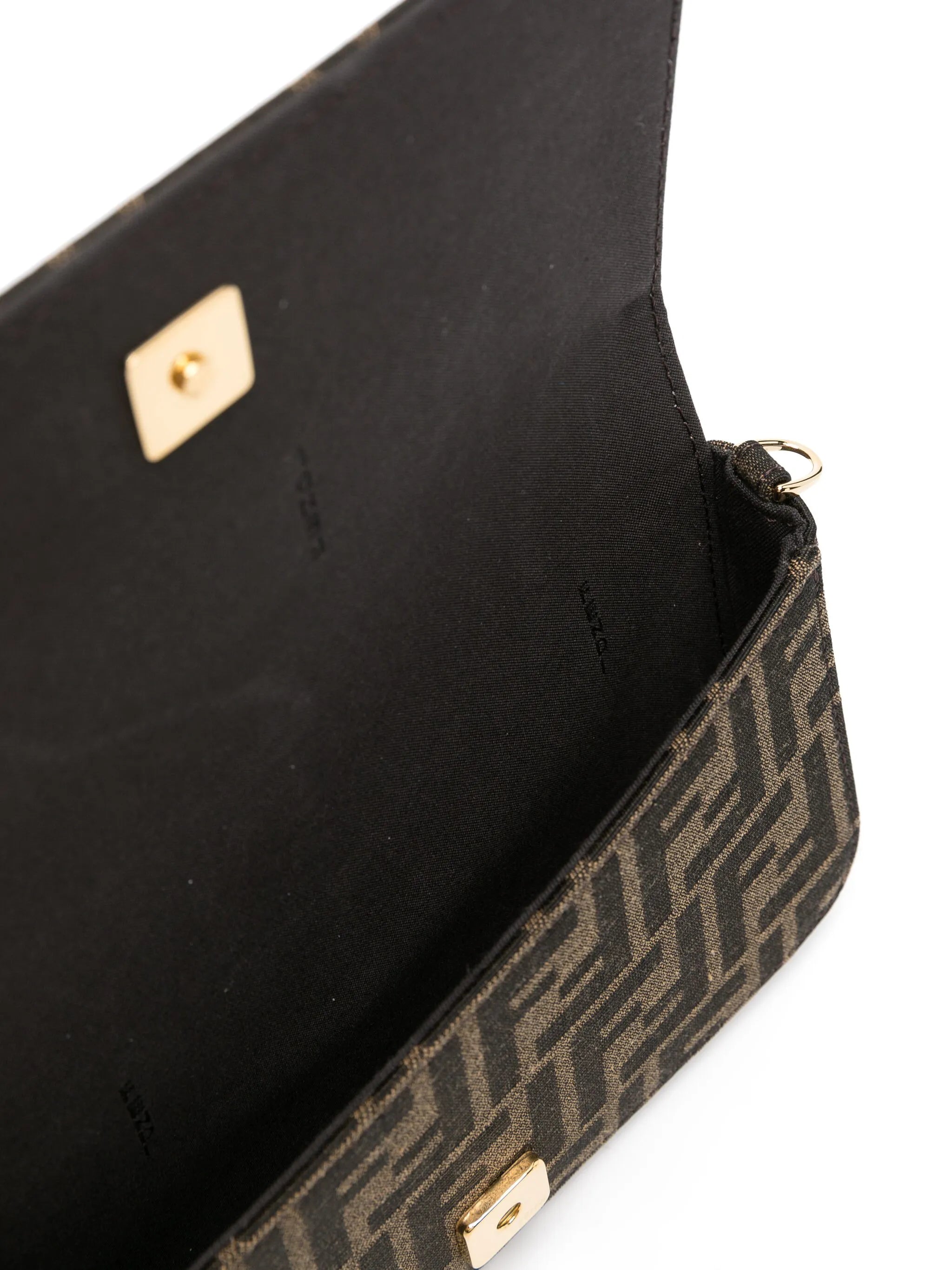 Fendigraphy jacquard chain wallet