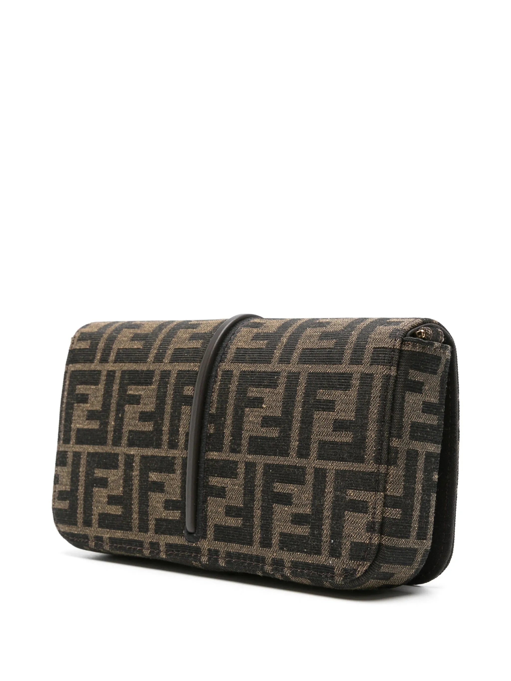 Fendigraphy jacquard chain wallet