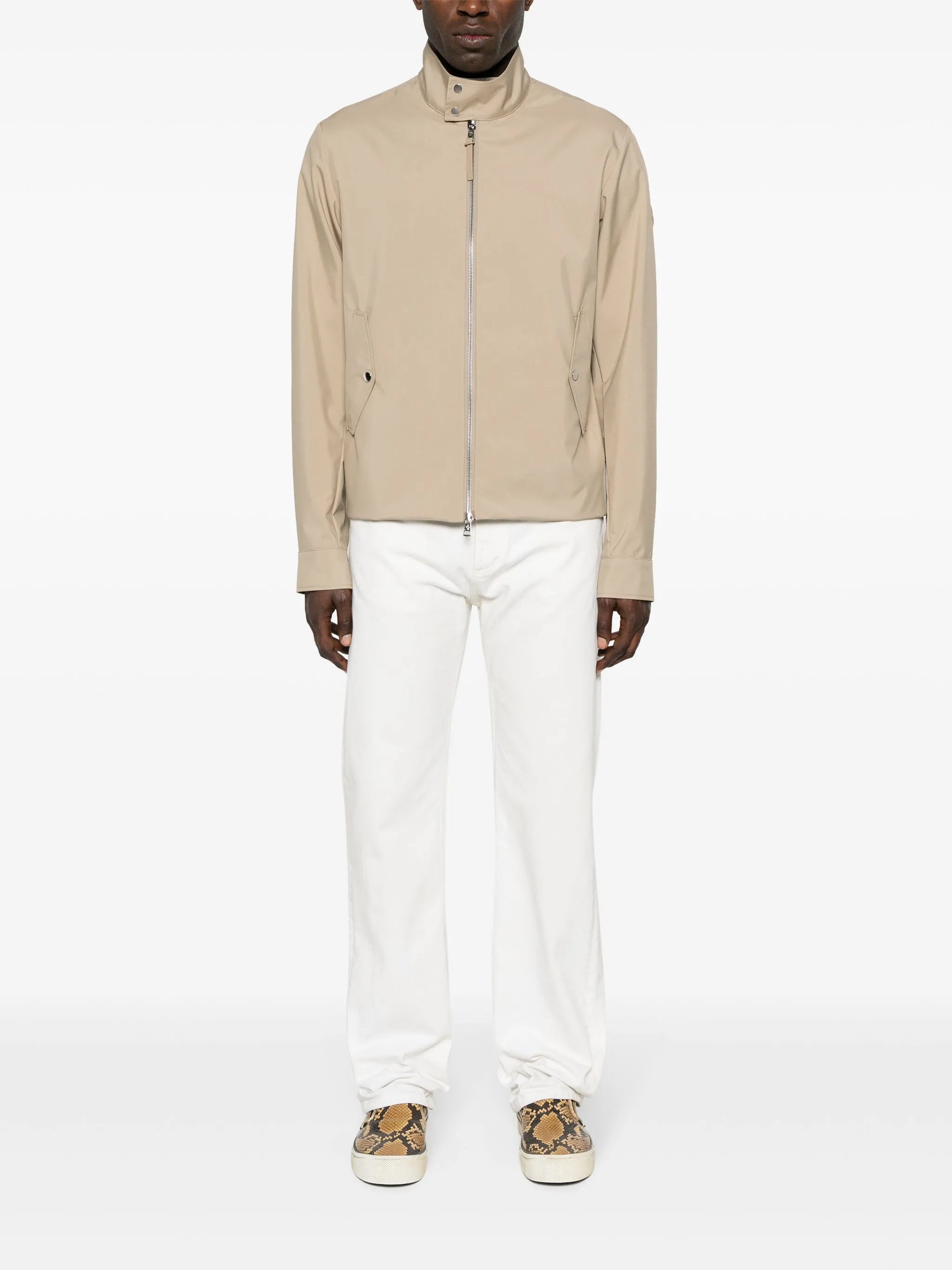 Chaberton appliqué-logo jacket