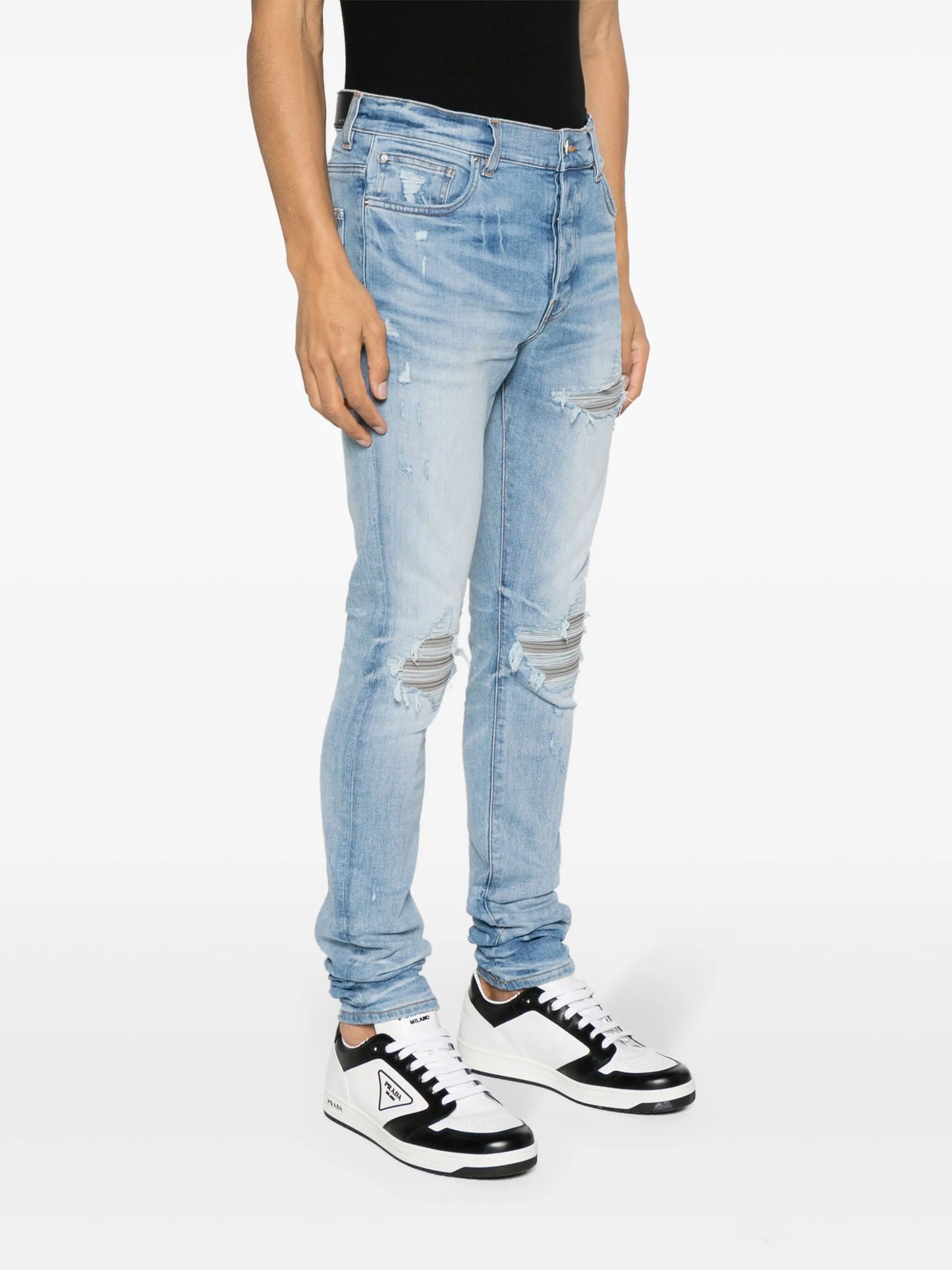 MX1 mid-rise straight-leg jeans