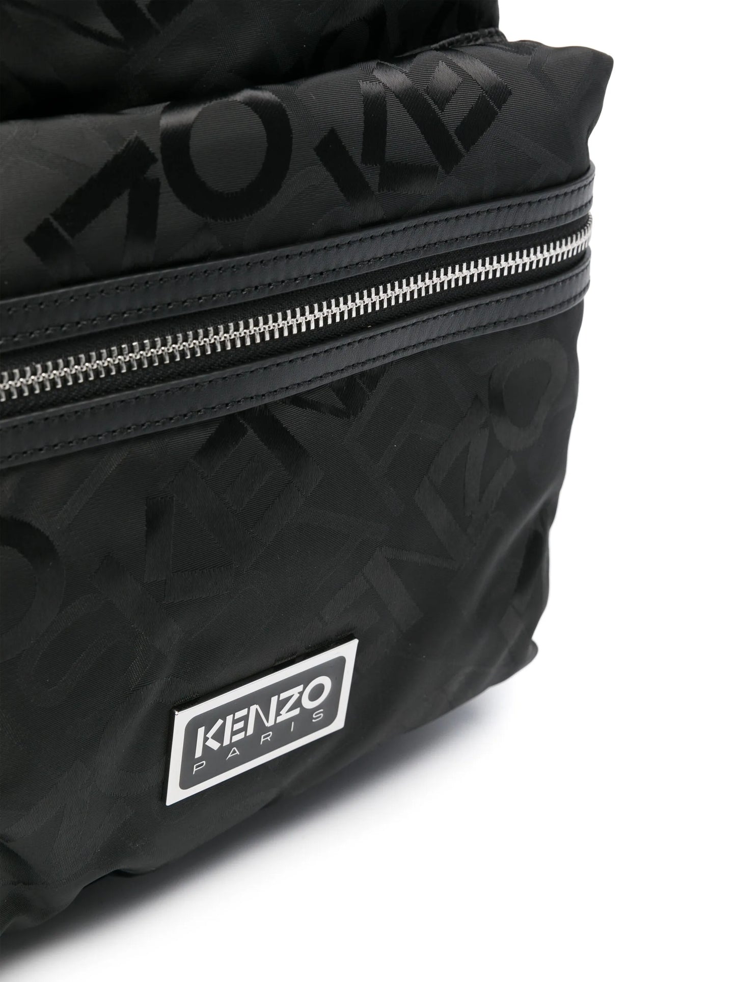 logo-jacquard backpack