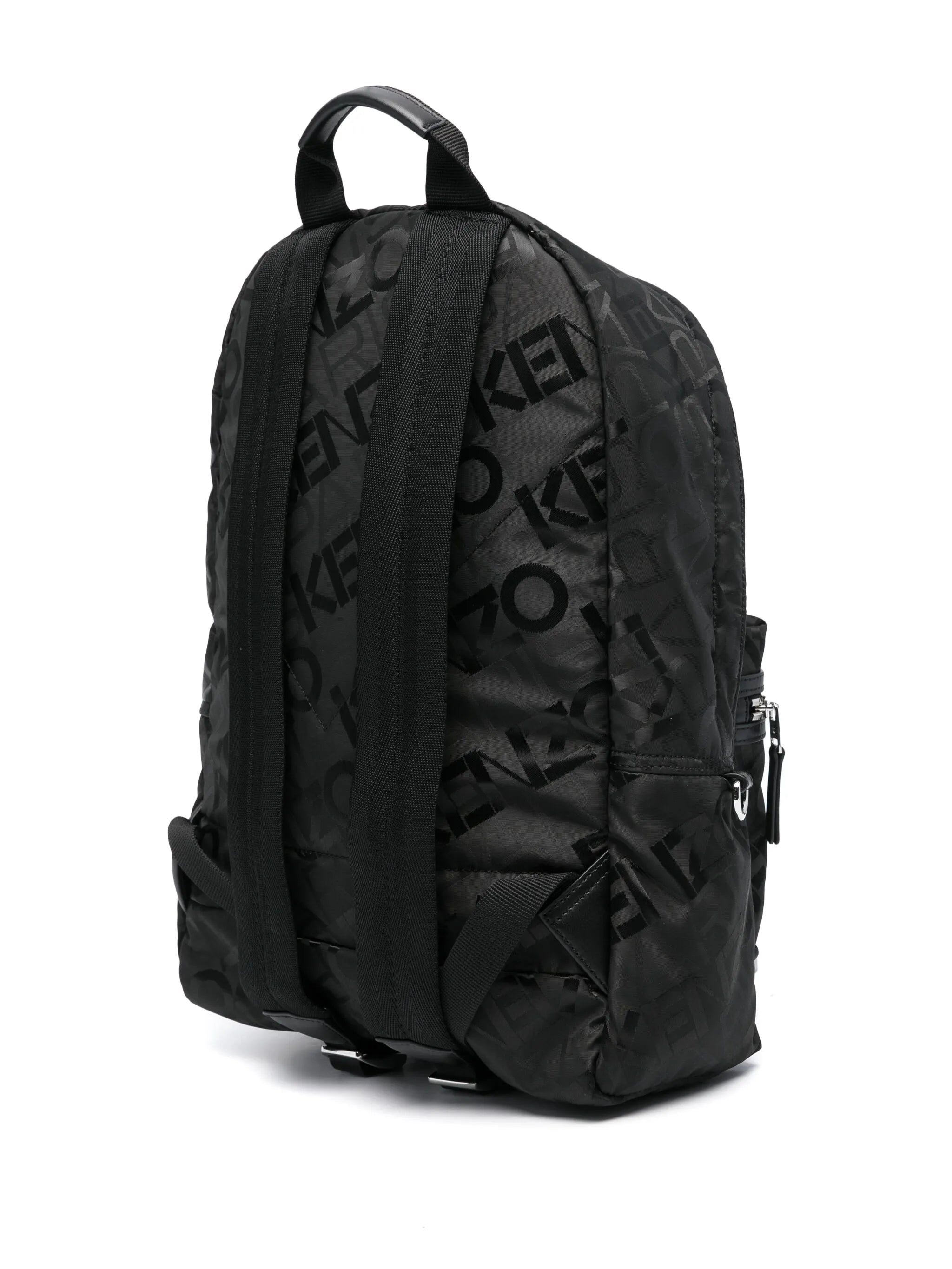 logo-jacquard backpack