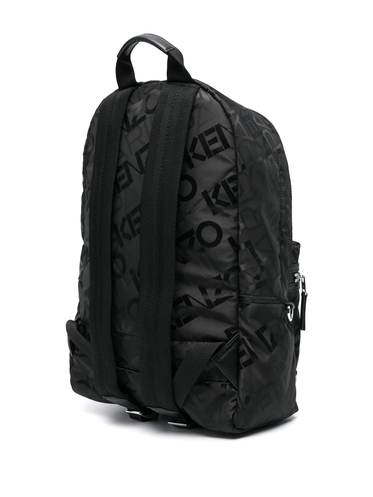 logo-jacquard backpack