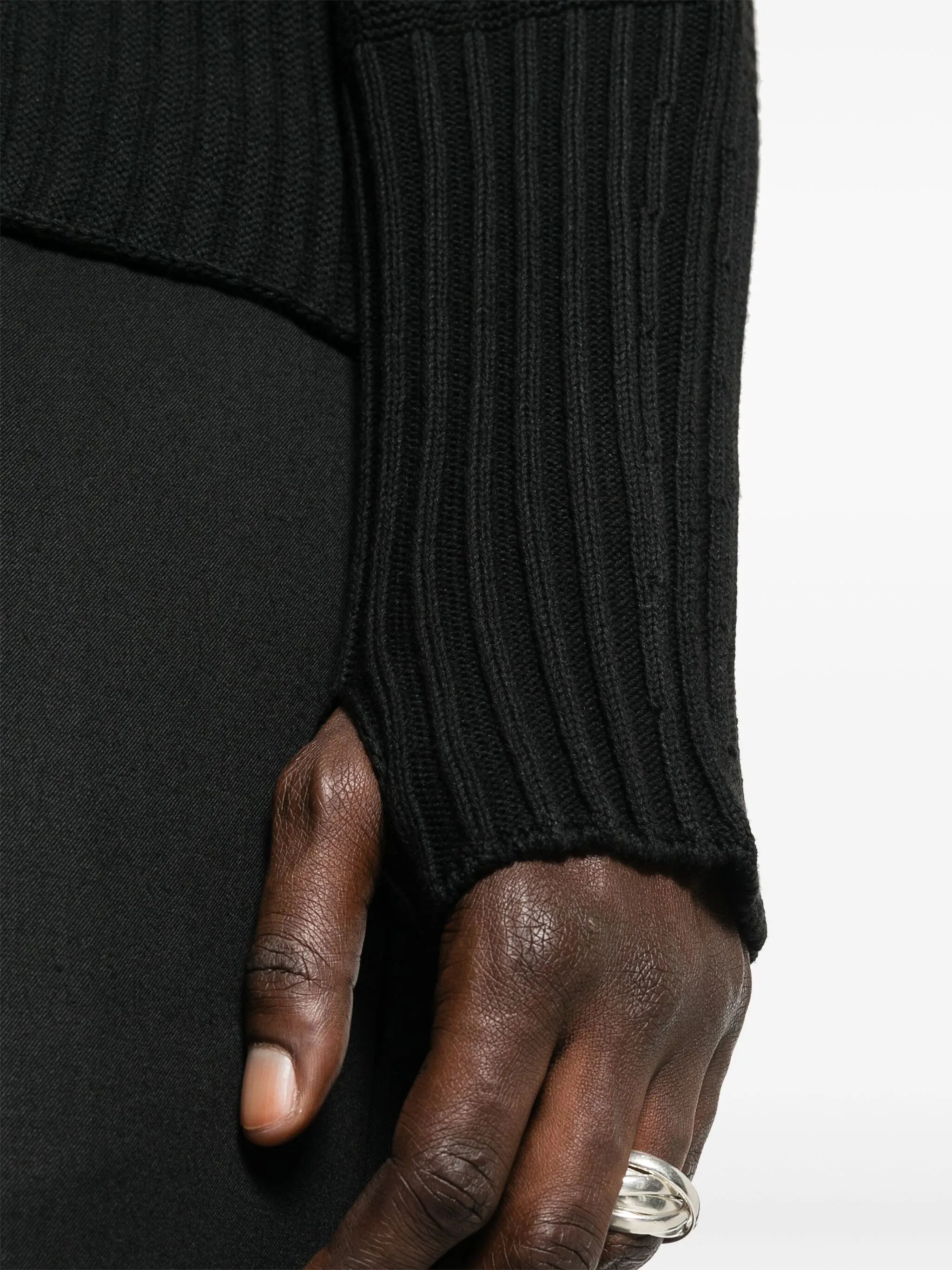 zip-up long-sleeve cardigan