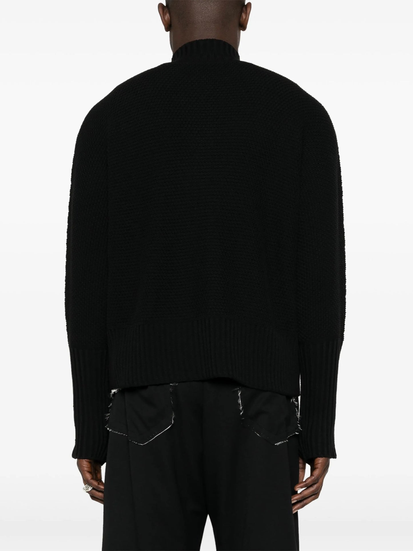 zip-up long-sleeve cardigan