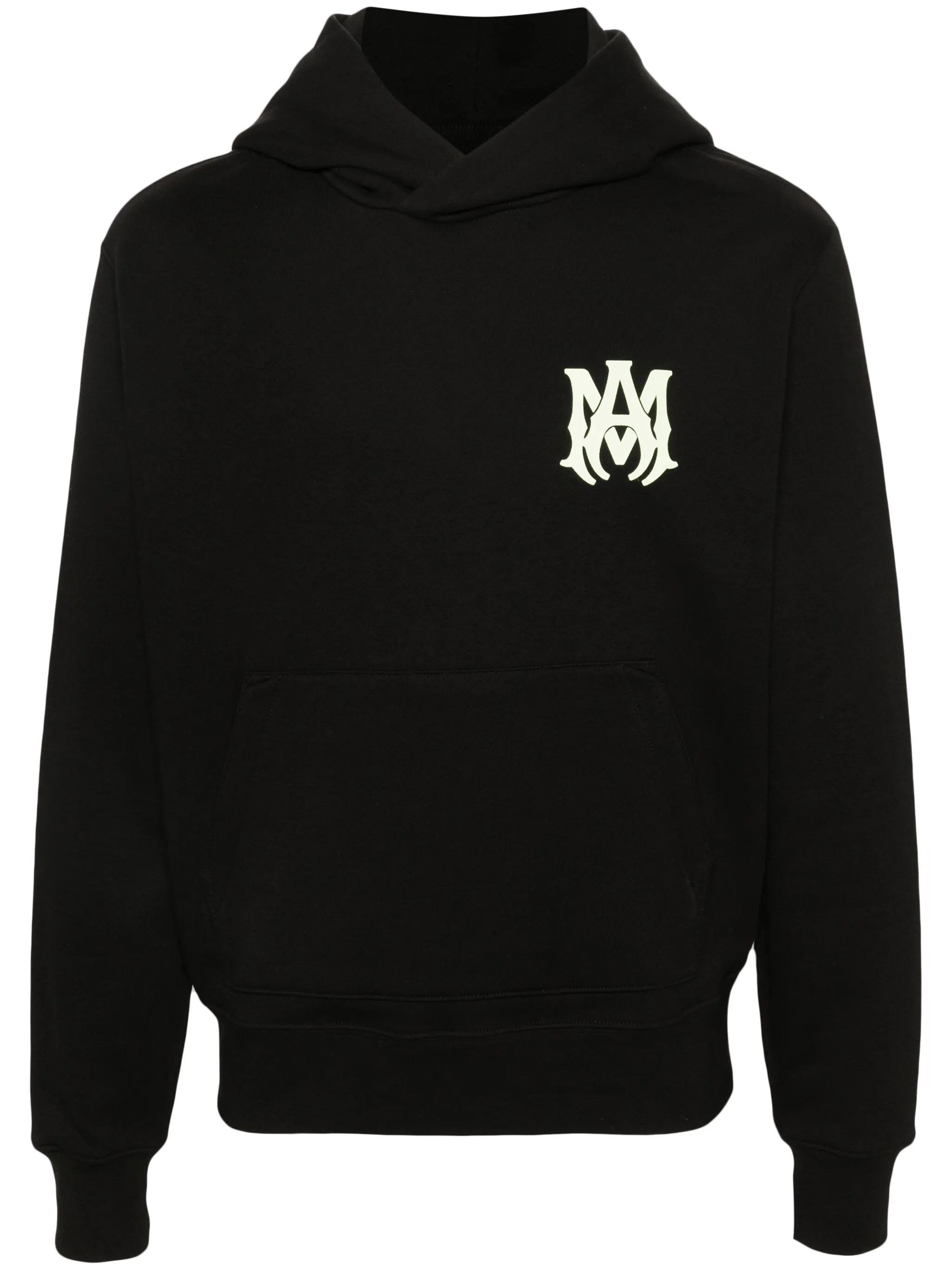 raised monogram hoodie