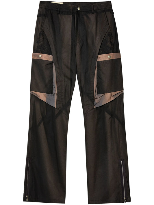 cargo style cotton trousers