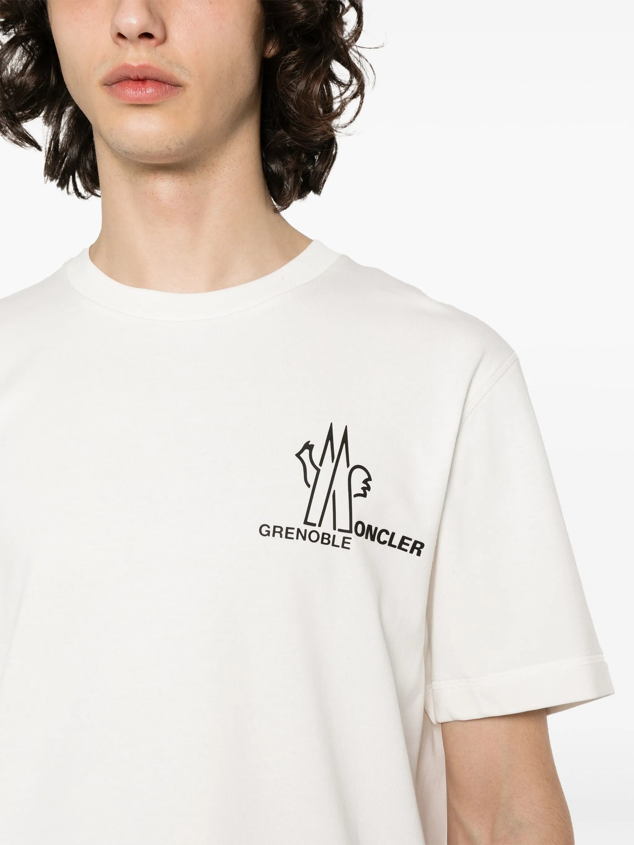 logo-print cotton T-shirt