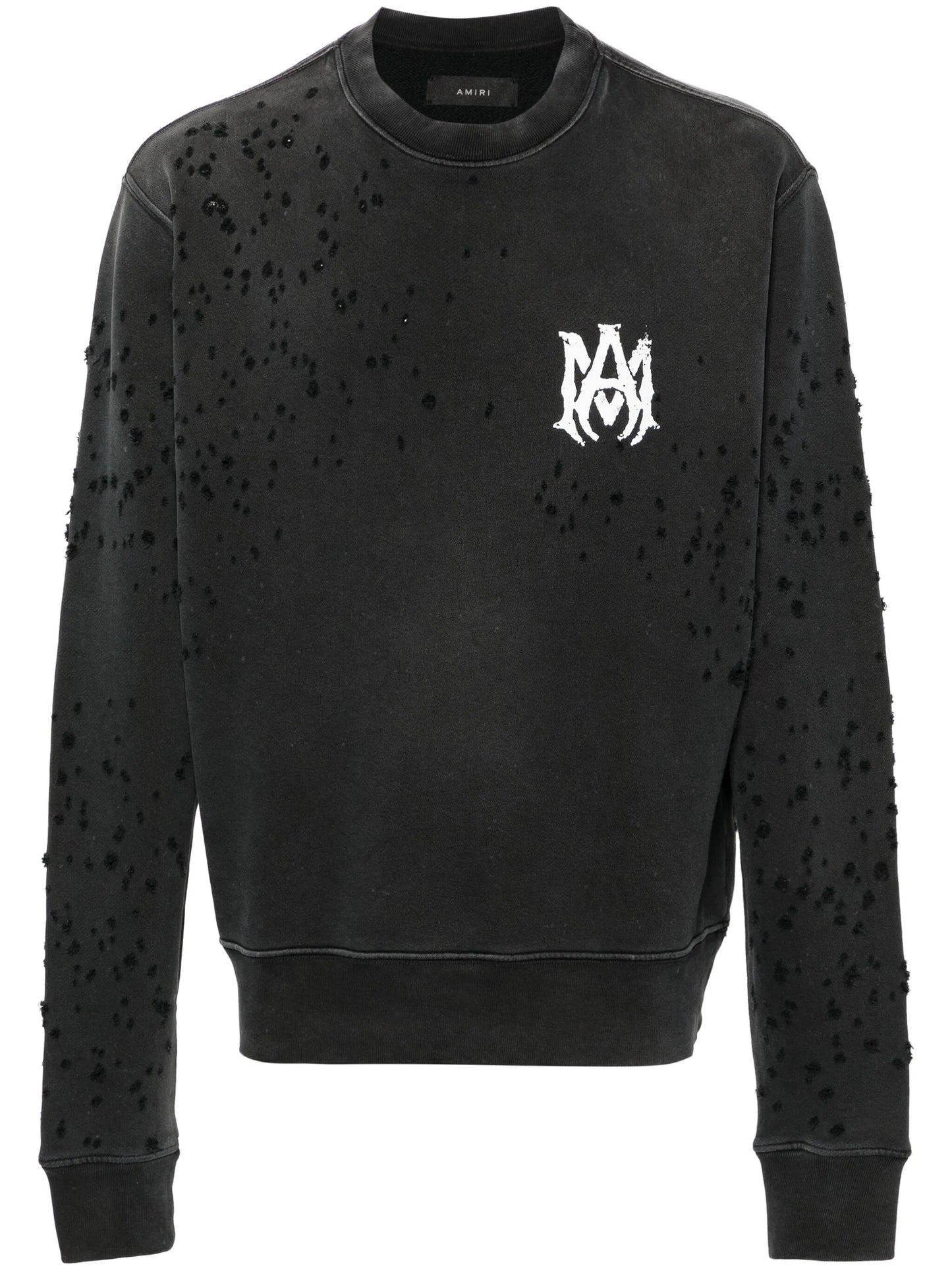 Shotgun ripped cotton sweatshirt