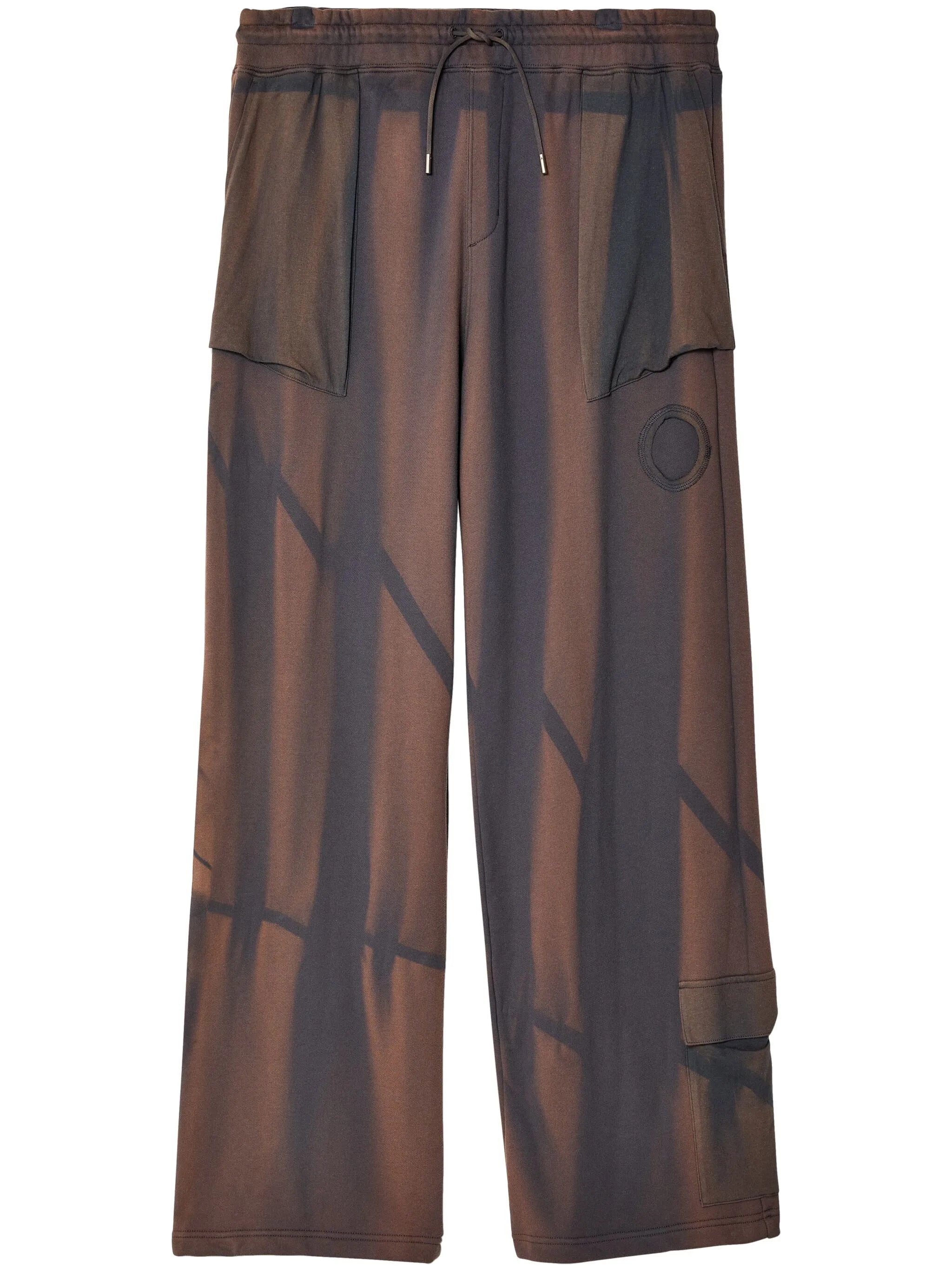 sun-bleached cotton track pants