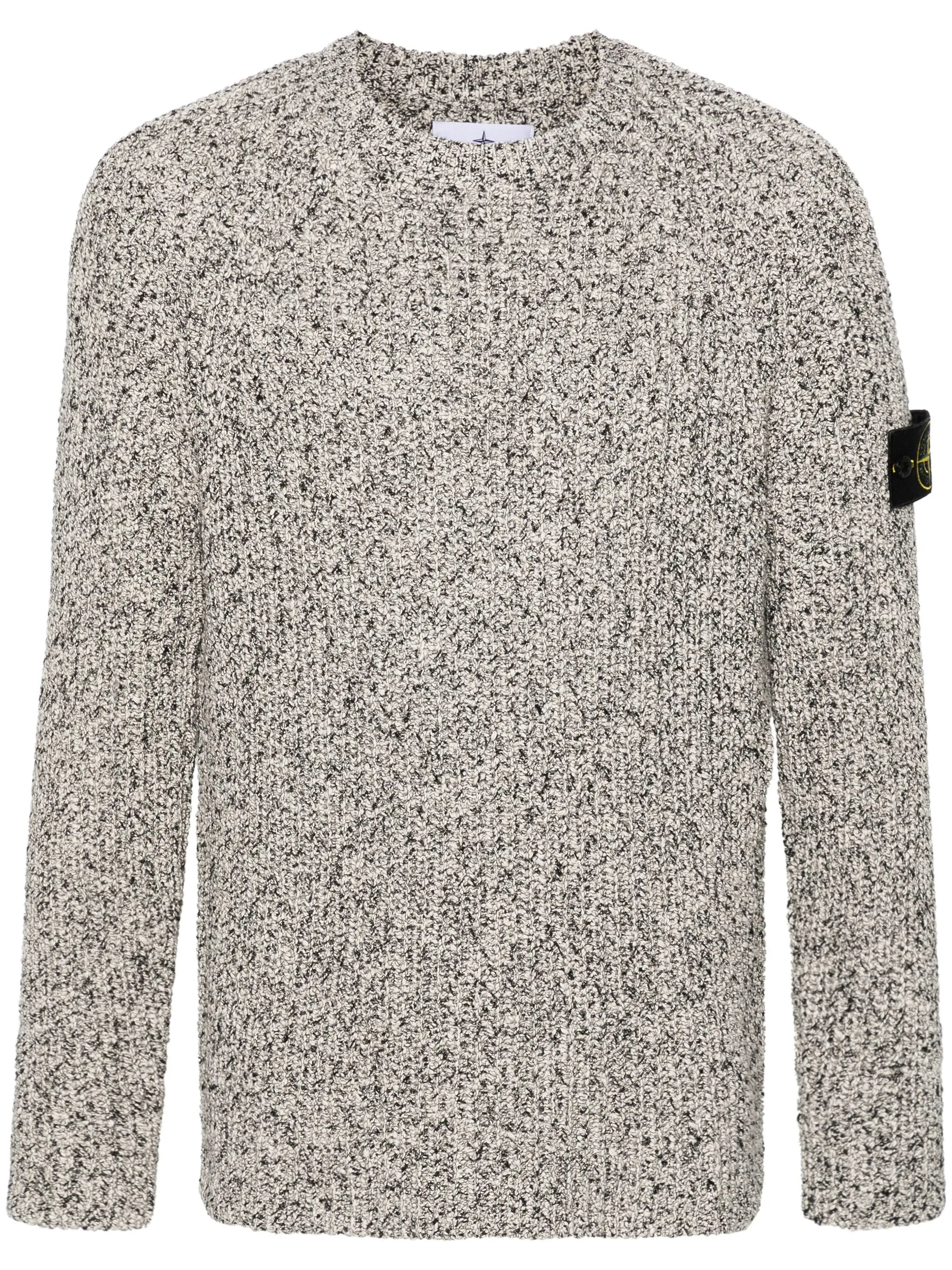 Compass-badge mélange jumper