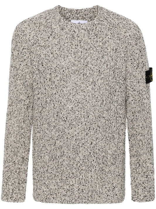 Compass-badge mélange jumper