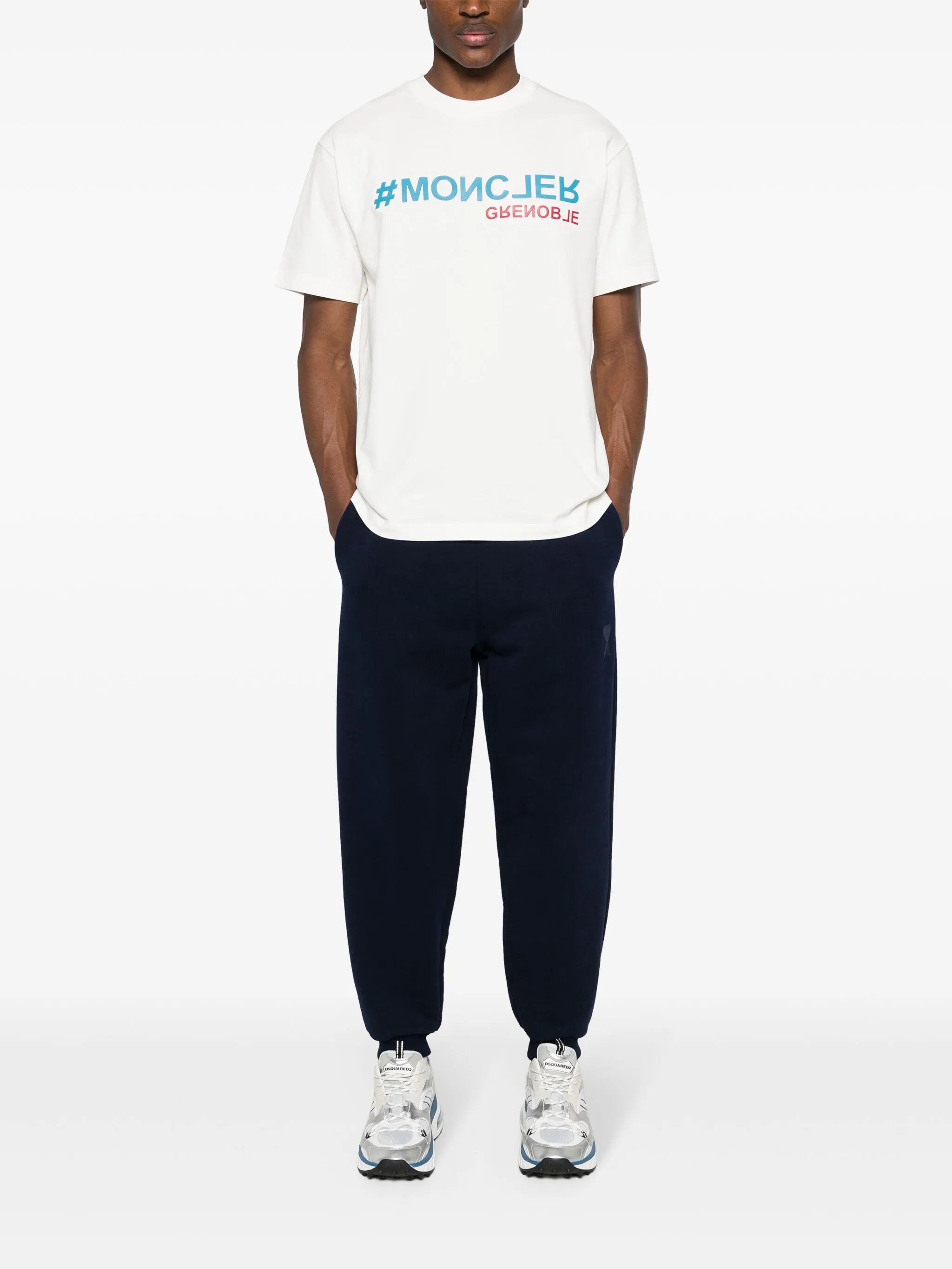 logo-appliqué cotton T-shirt