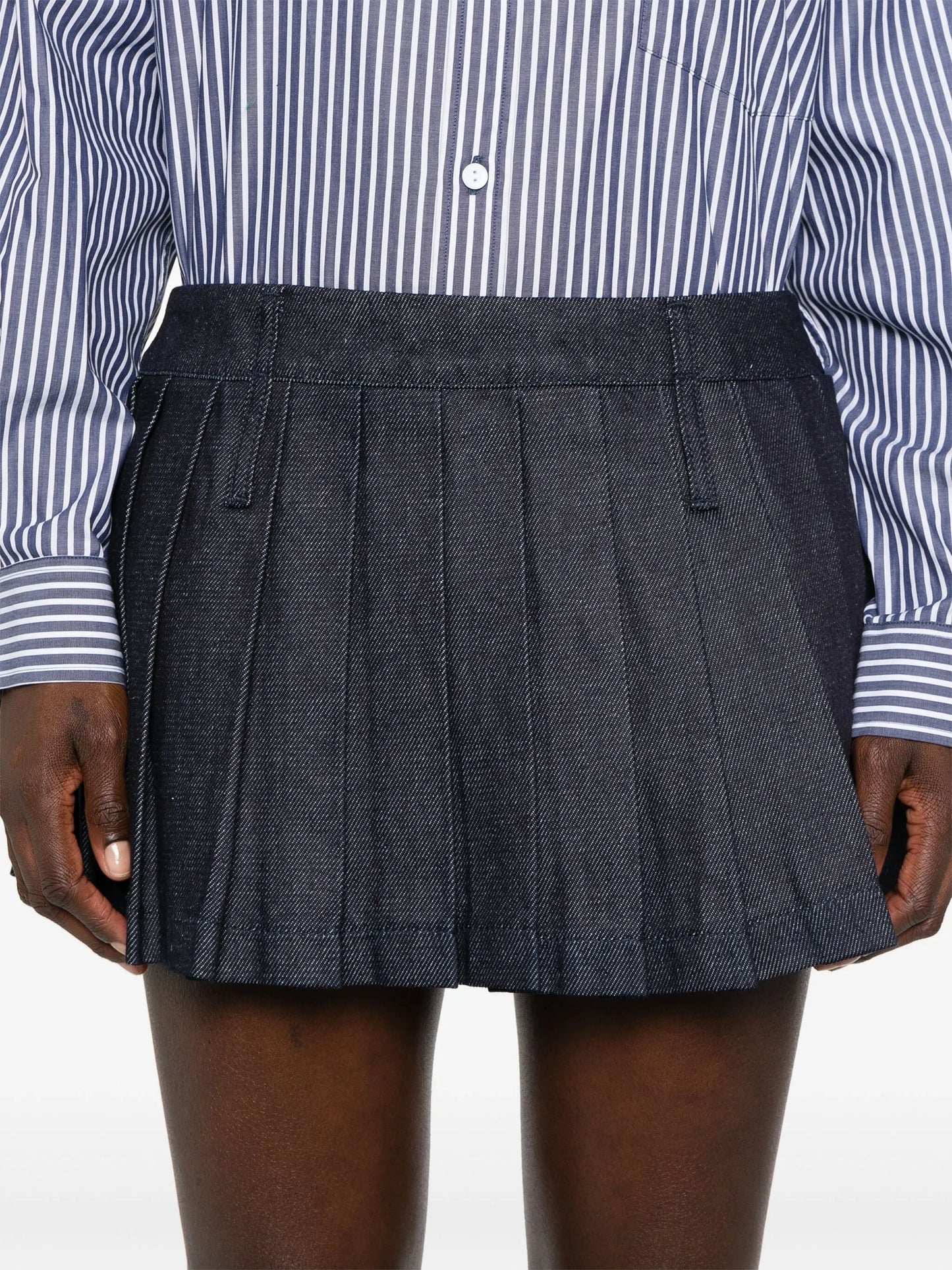 Blake pleated miniskirt