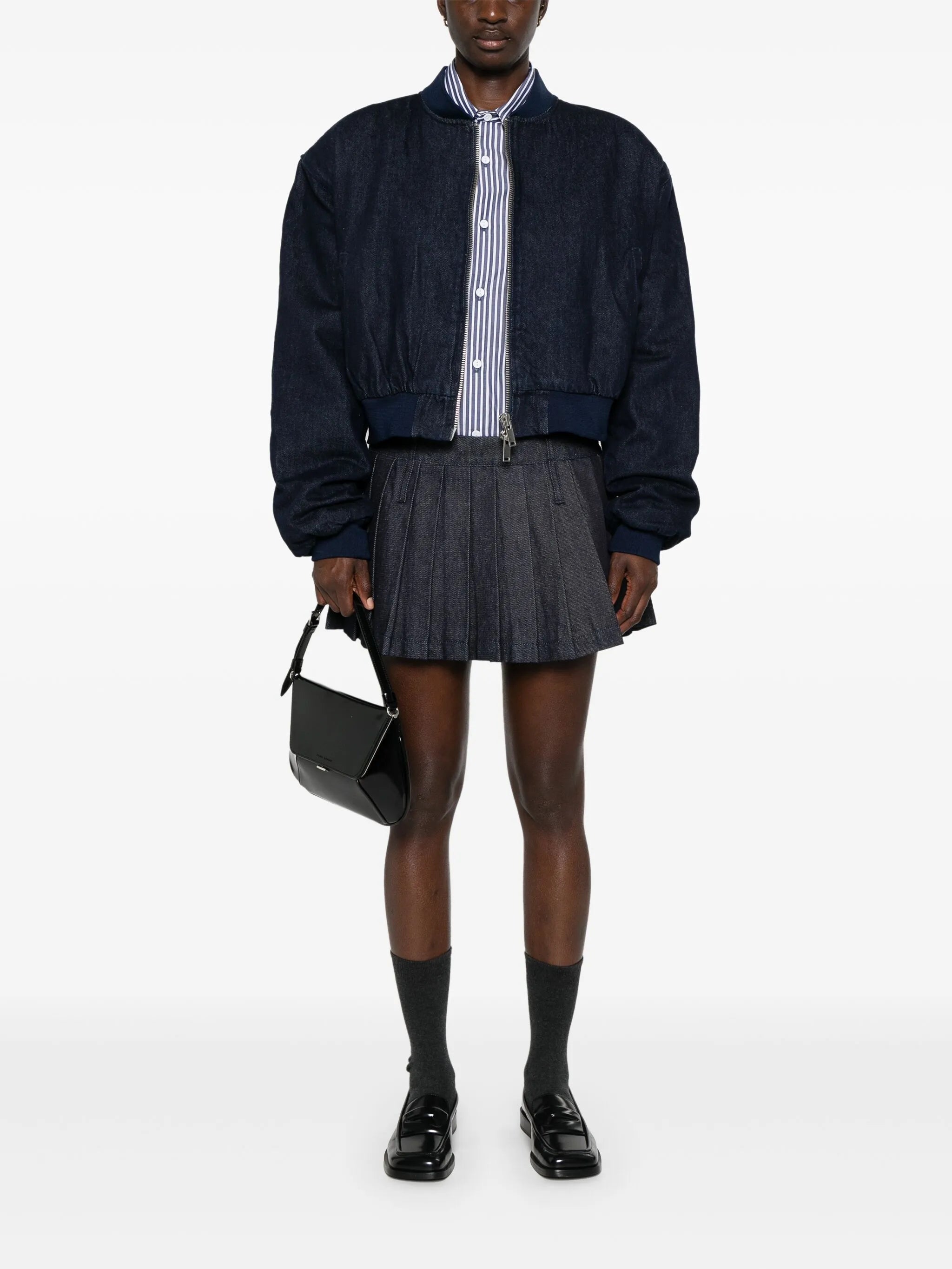 Micky denim bomber jacket