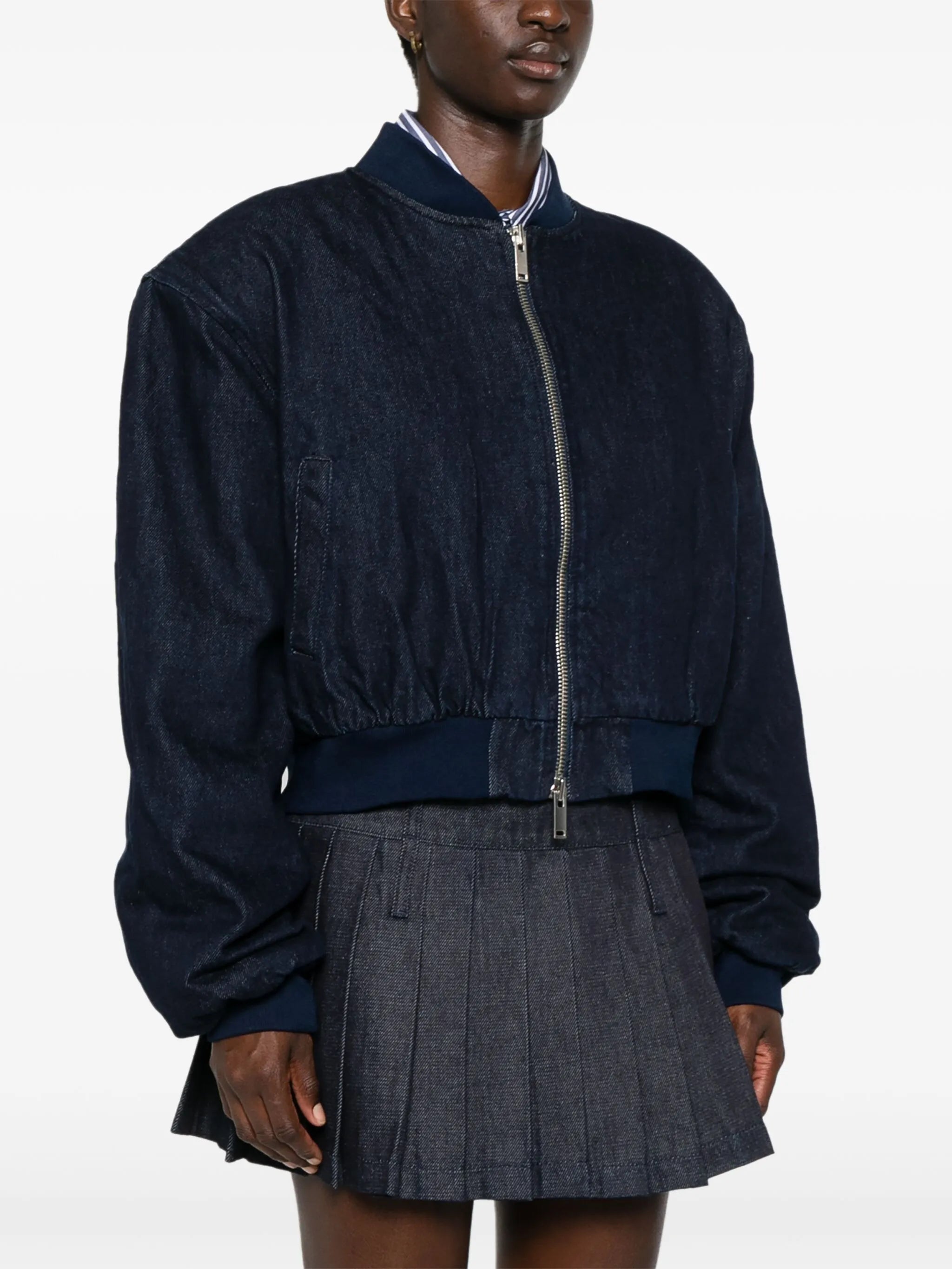 Micky denim bomber jacket