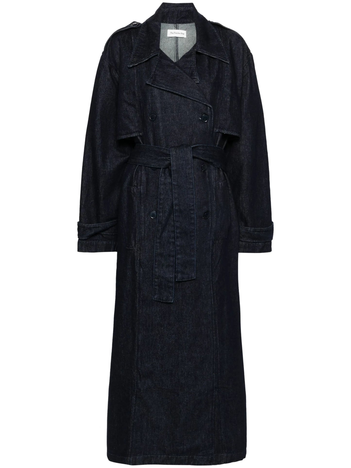 Nikola denim trench coat