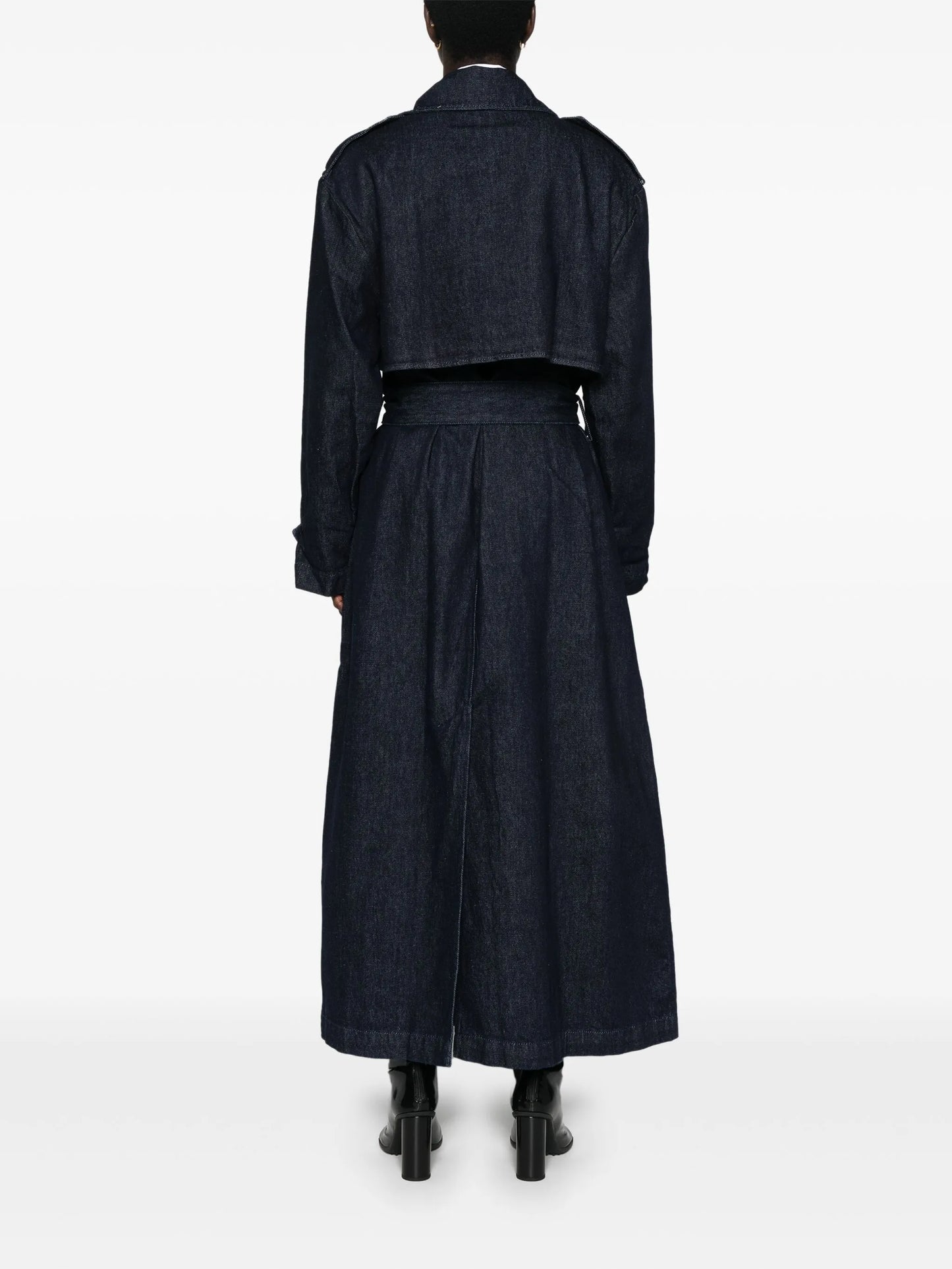Nikola denim trench coat