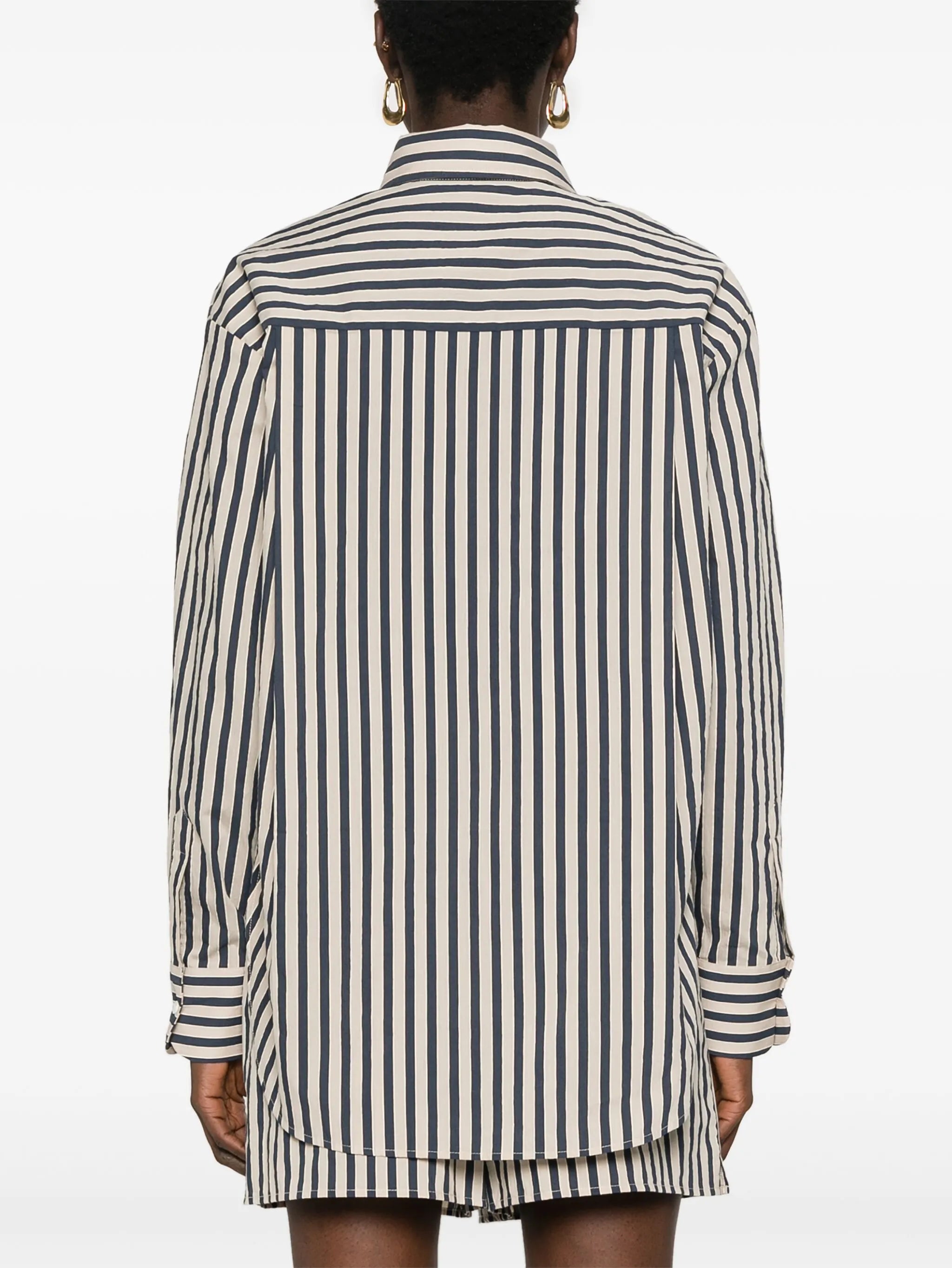 Lui textured-finish shirt