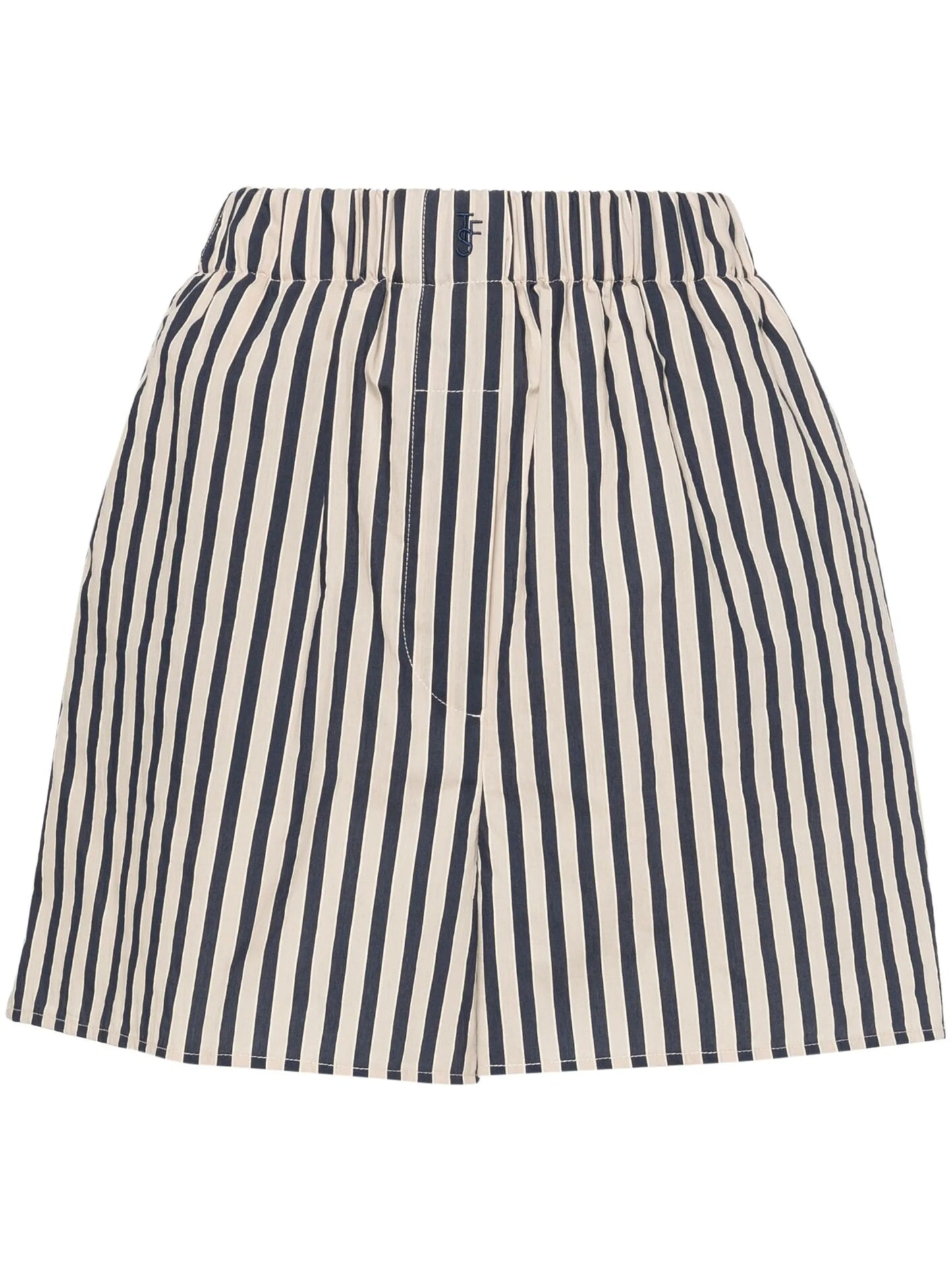 Lui textured-finish short