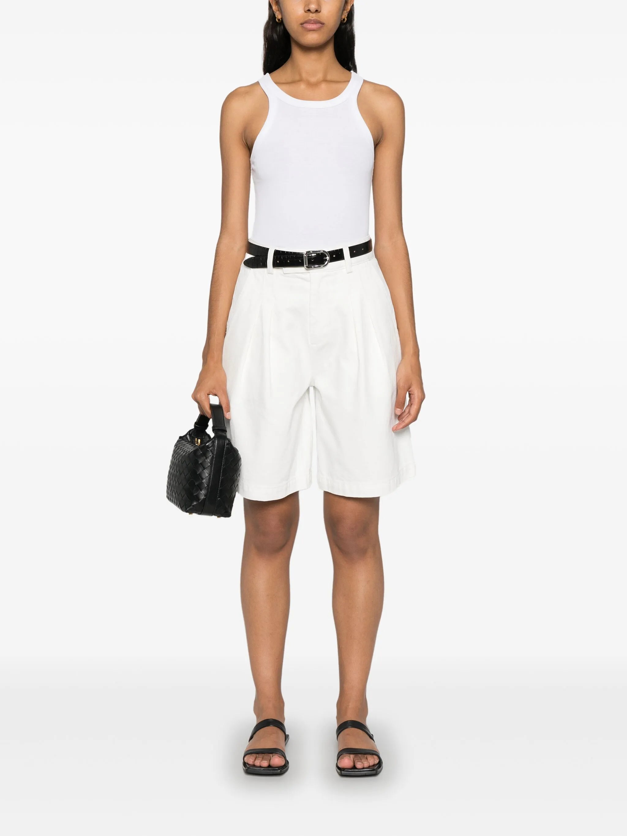 Xavier high-rise bermuda shorts
