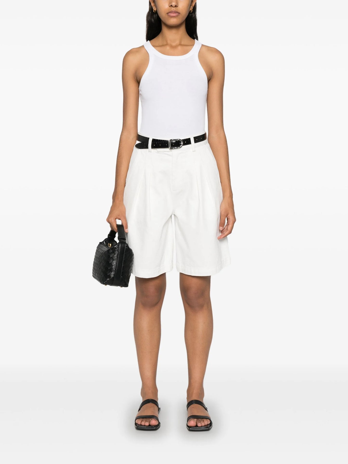 Xavier high-rise bermuda shorts