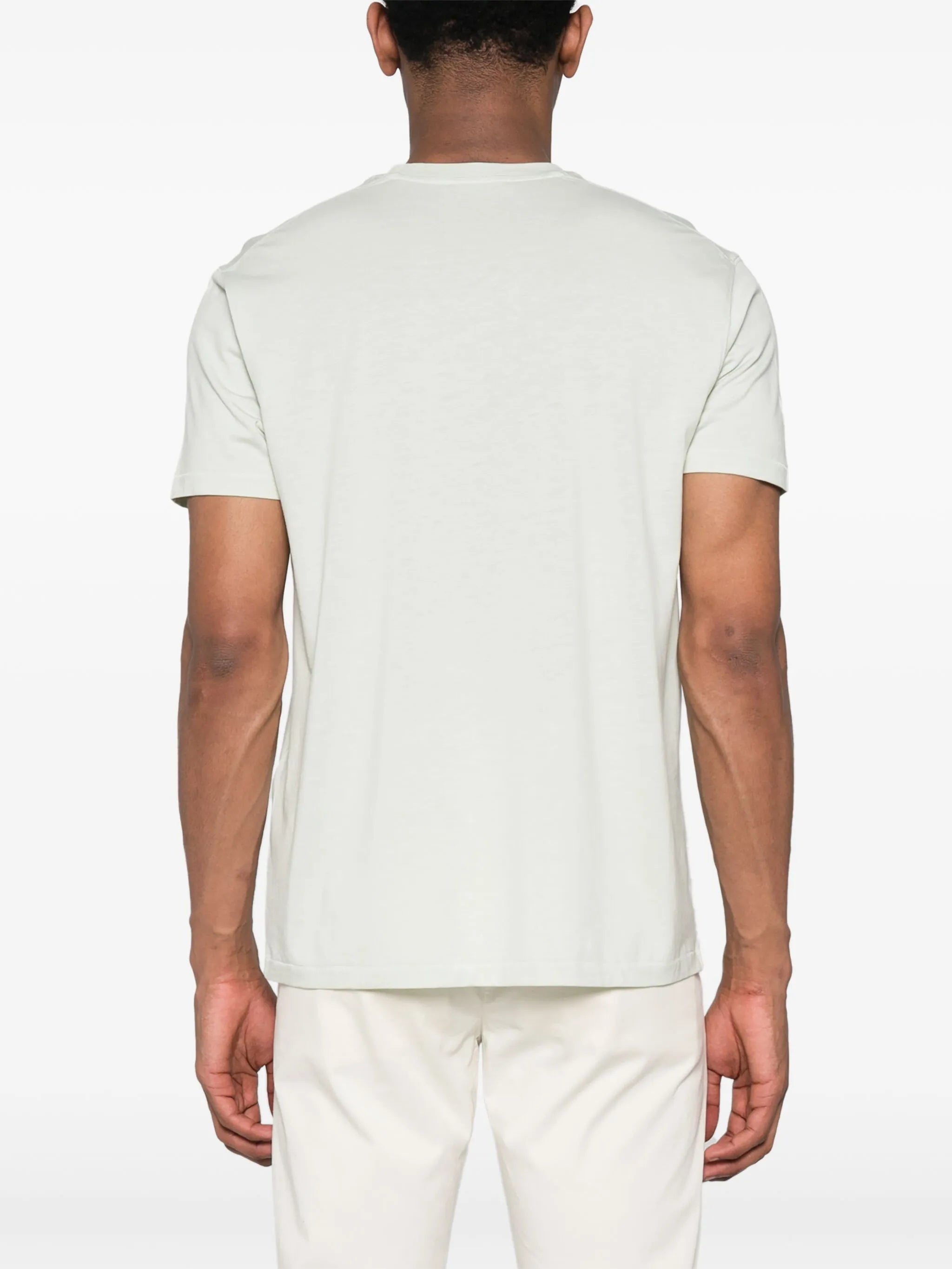 logo-embroidered T-shirt