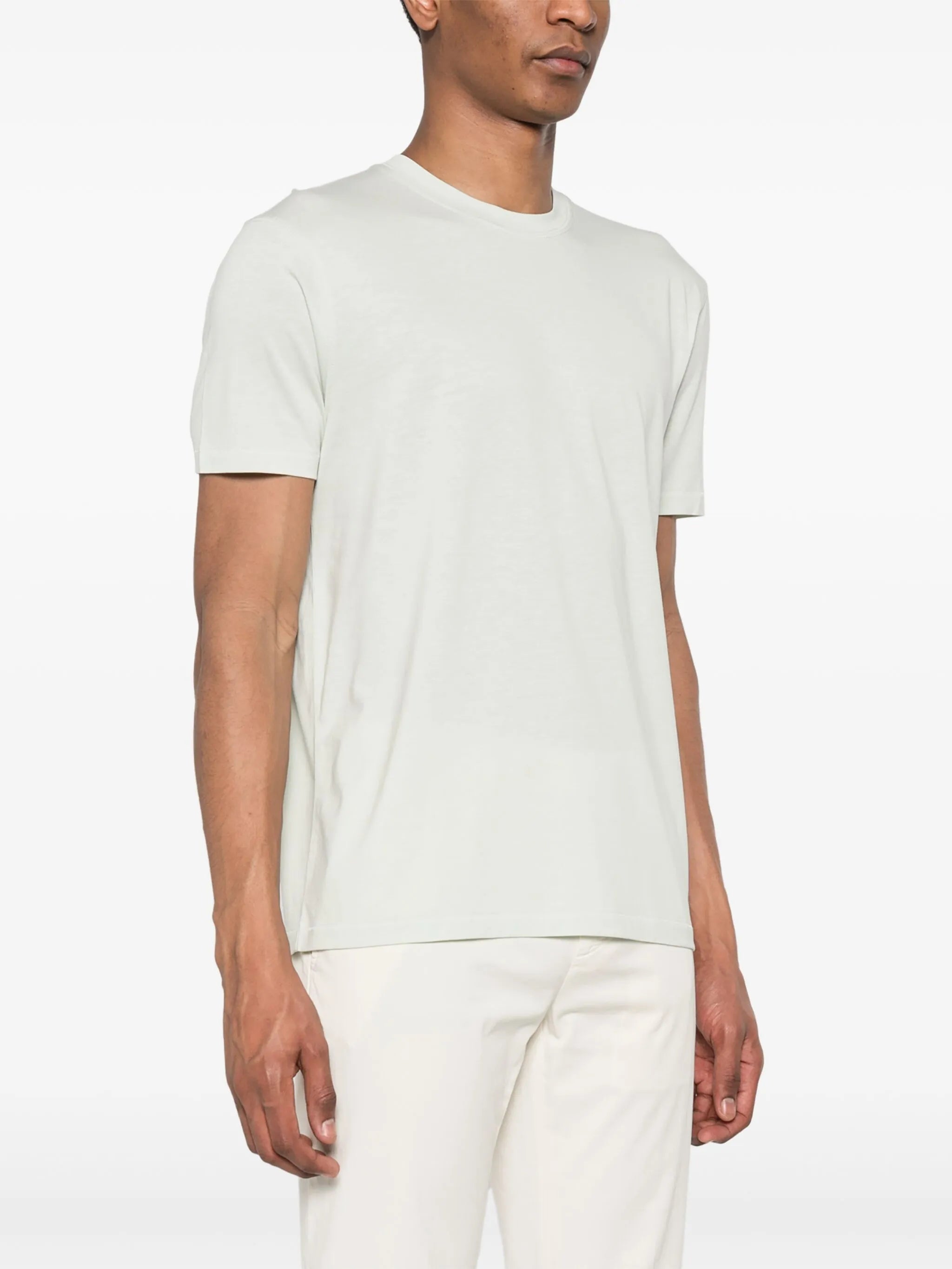 logo-embroidered T-shirt