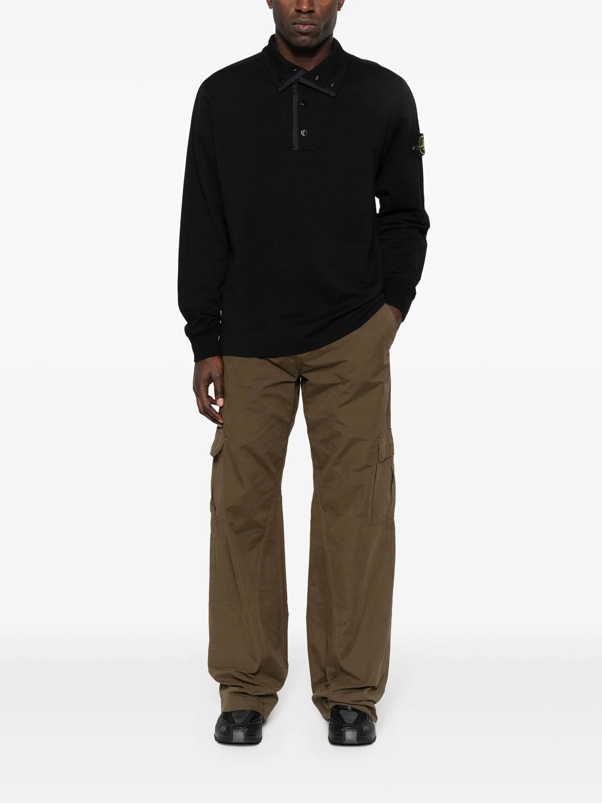 Compass cotton polo shirt