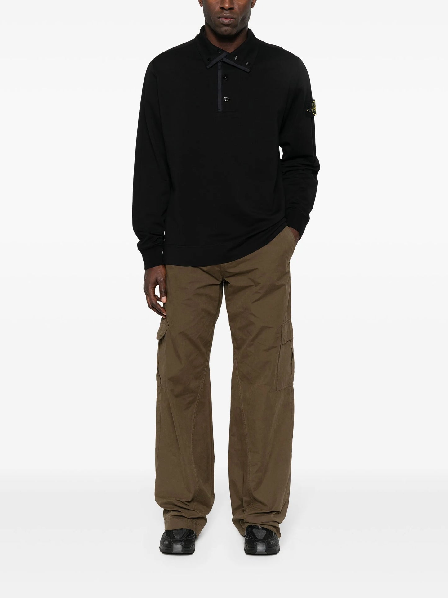 Compass cotton polo shirt