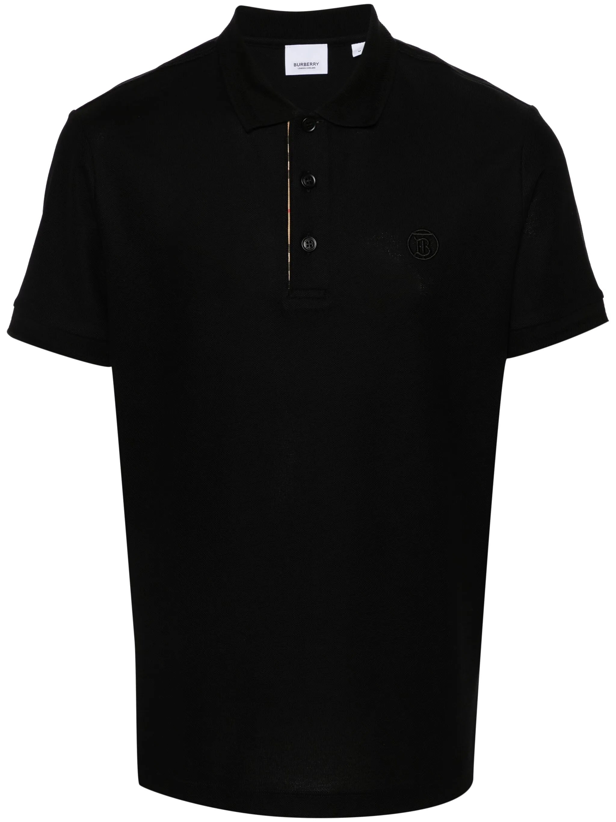 logo-embroidered piqué polo shirt