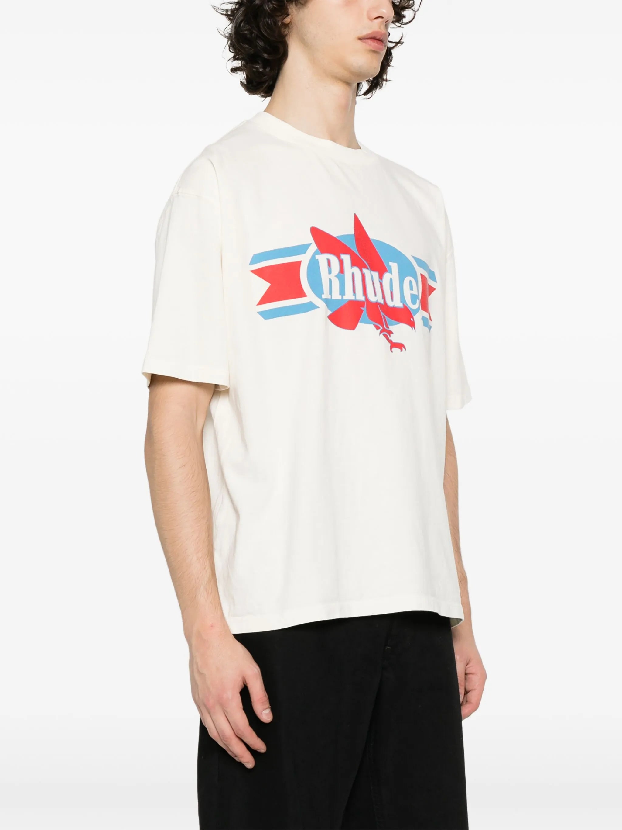 Chevron Eagle cotton T-shirt