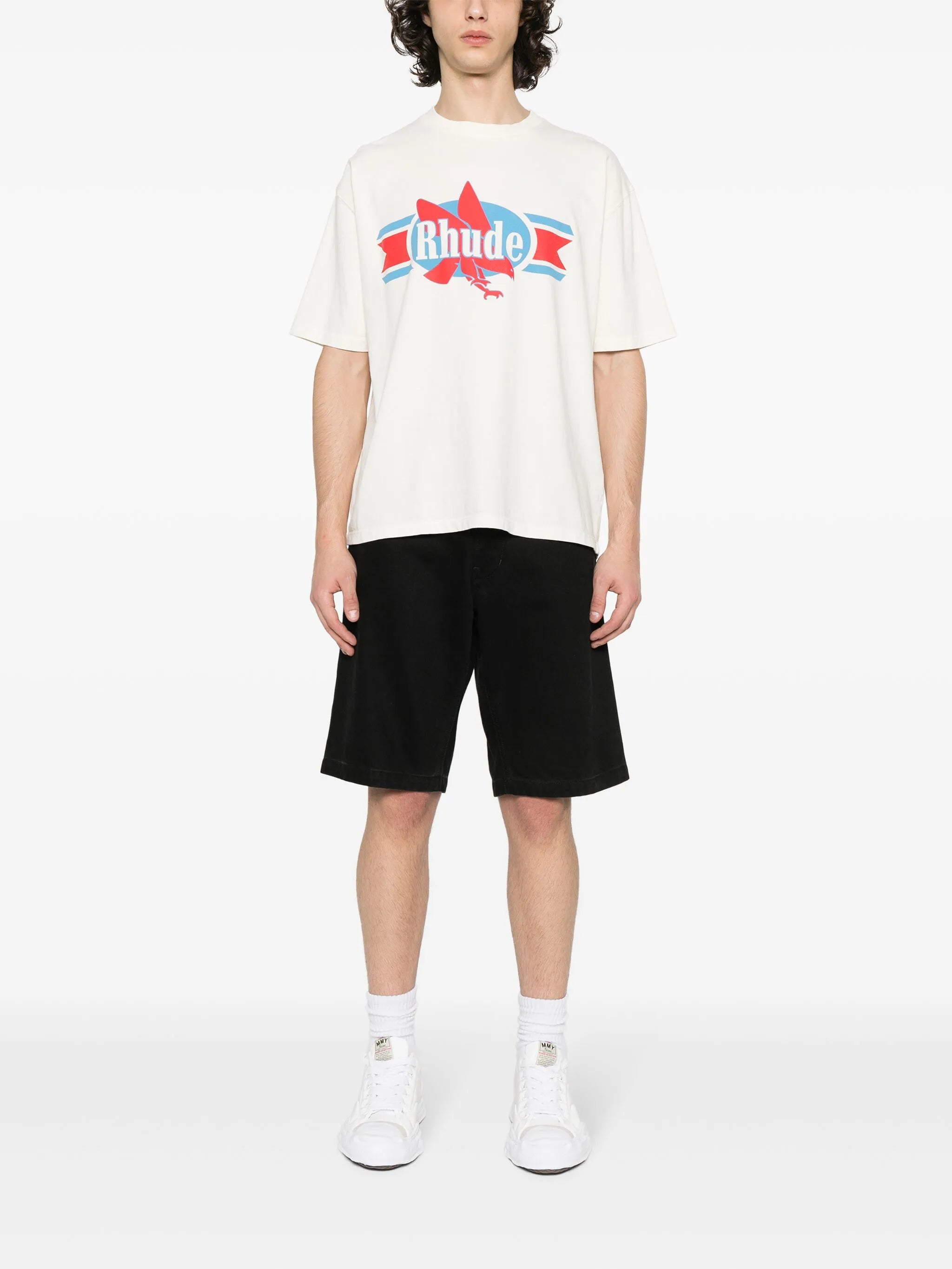 Chevron Eagle cotton T-shirt