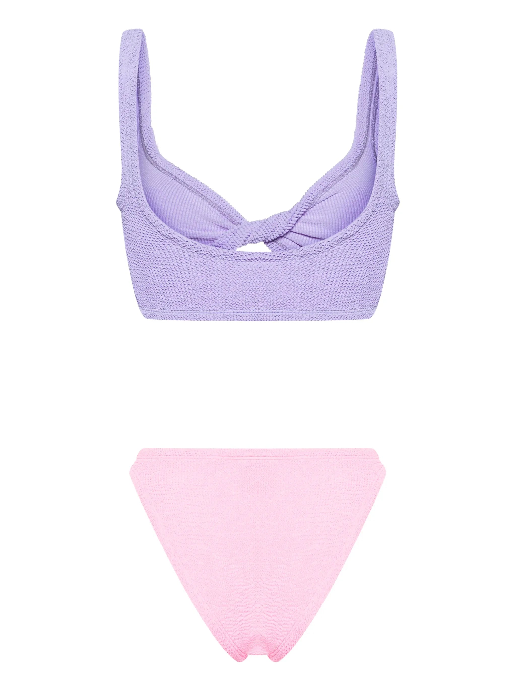 Duo Juno wrinkled-effect bikini