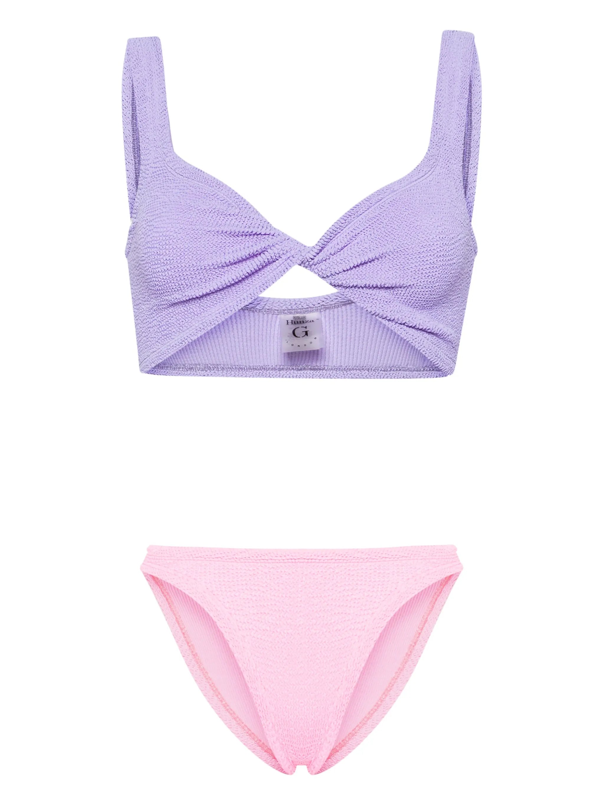 Duo Juno wrinkled-effect bikini