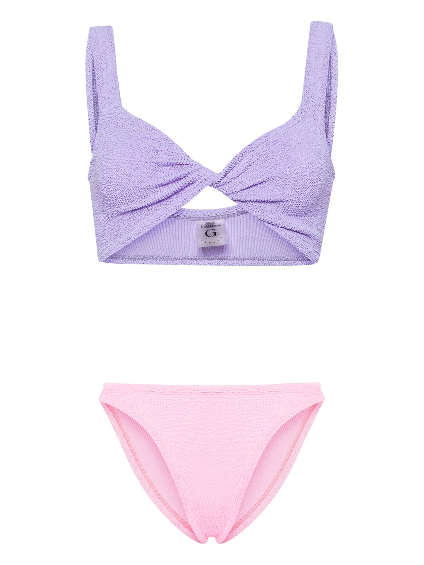 Duo Juno wrinkled-effect bikini