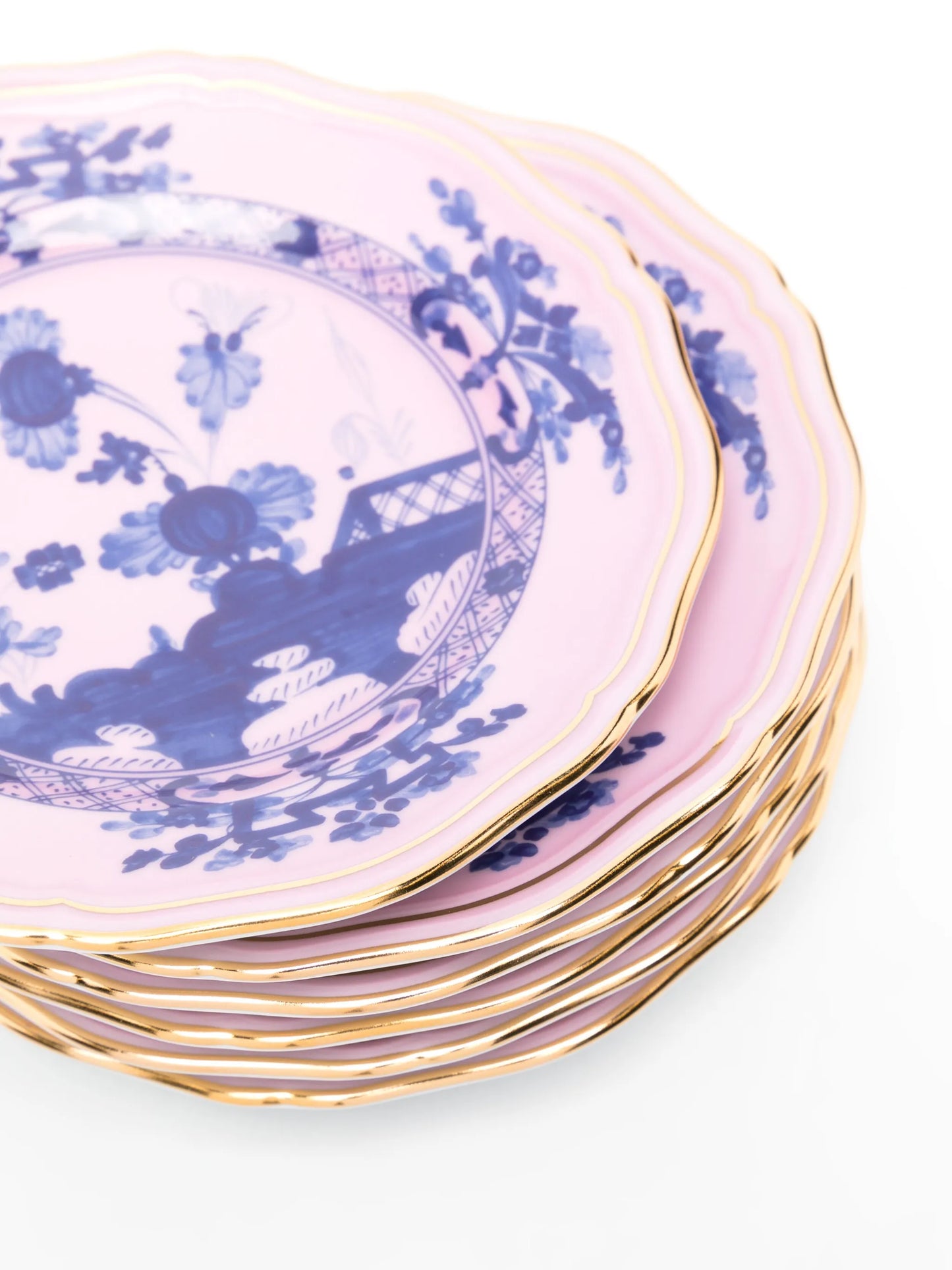 Oriente Italiano porcelain bread plates (set of six)