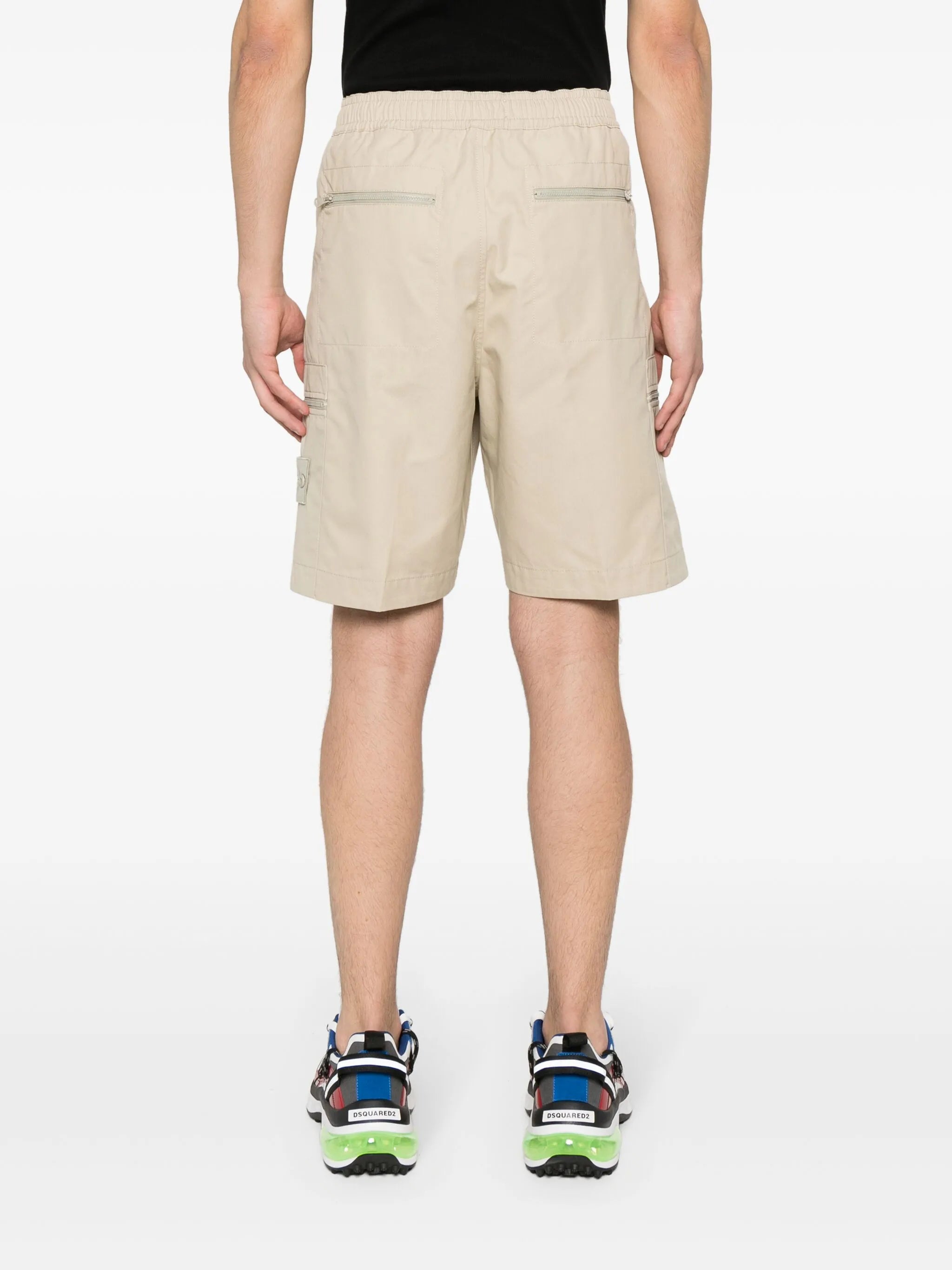 Compass-motif shorts