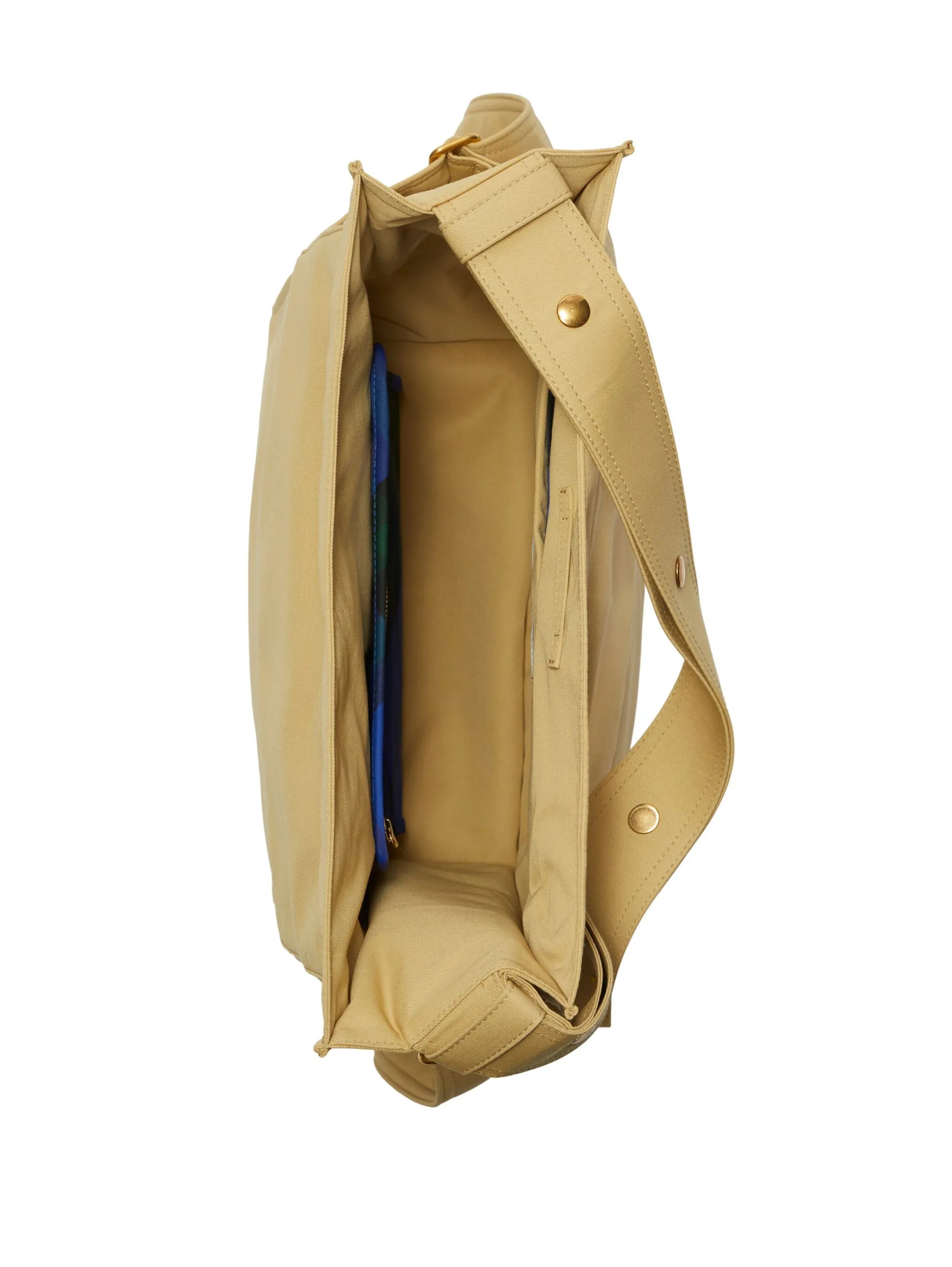 Trench embroidered tote bag