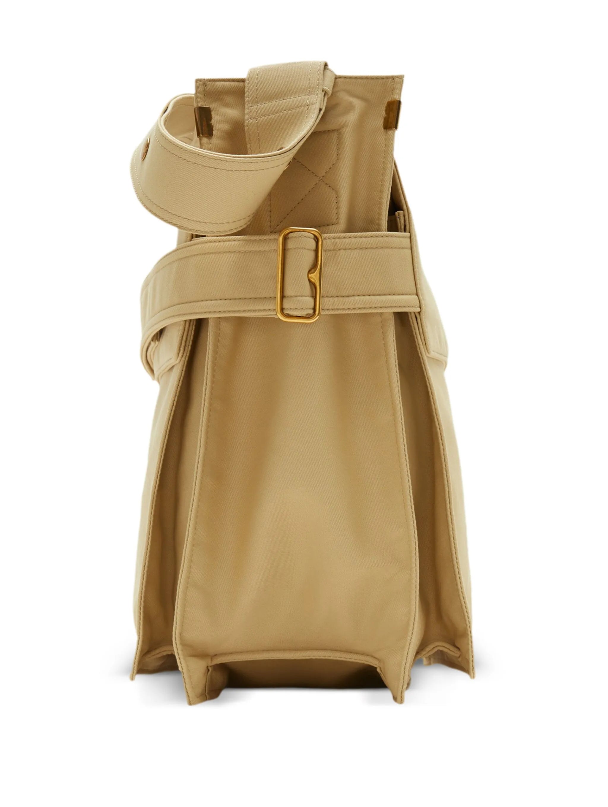 Trench embroidered tote bag