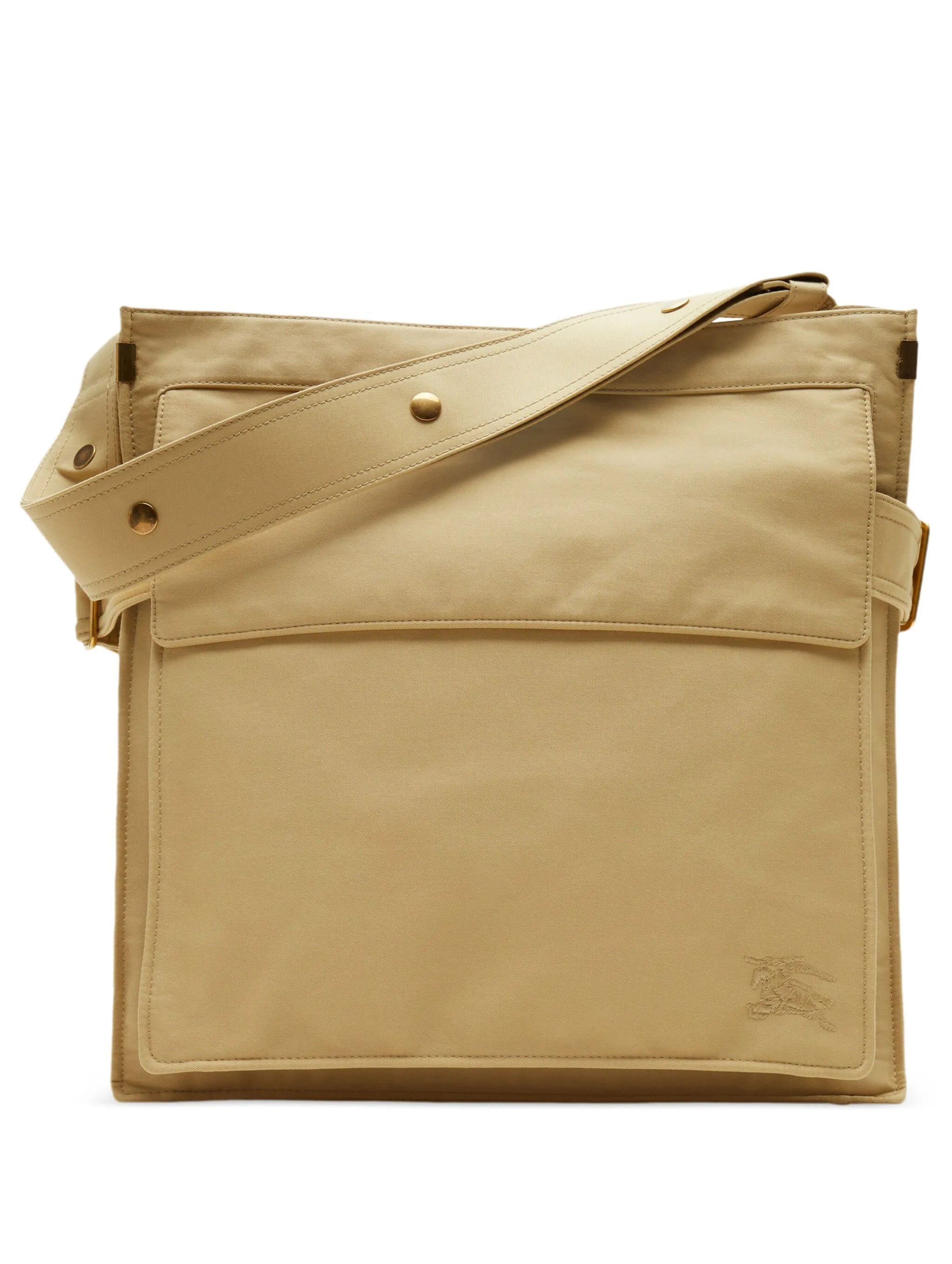 Trench embroidered tote bag