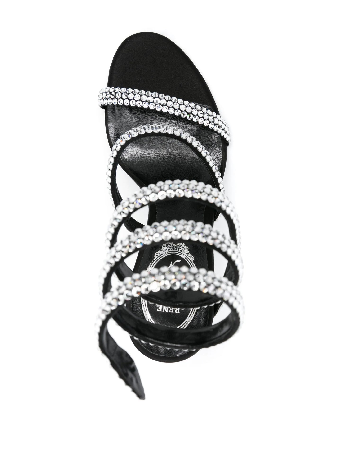 Cleo 105mm rhinestone-embellished sandals