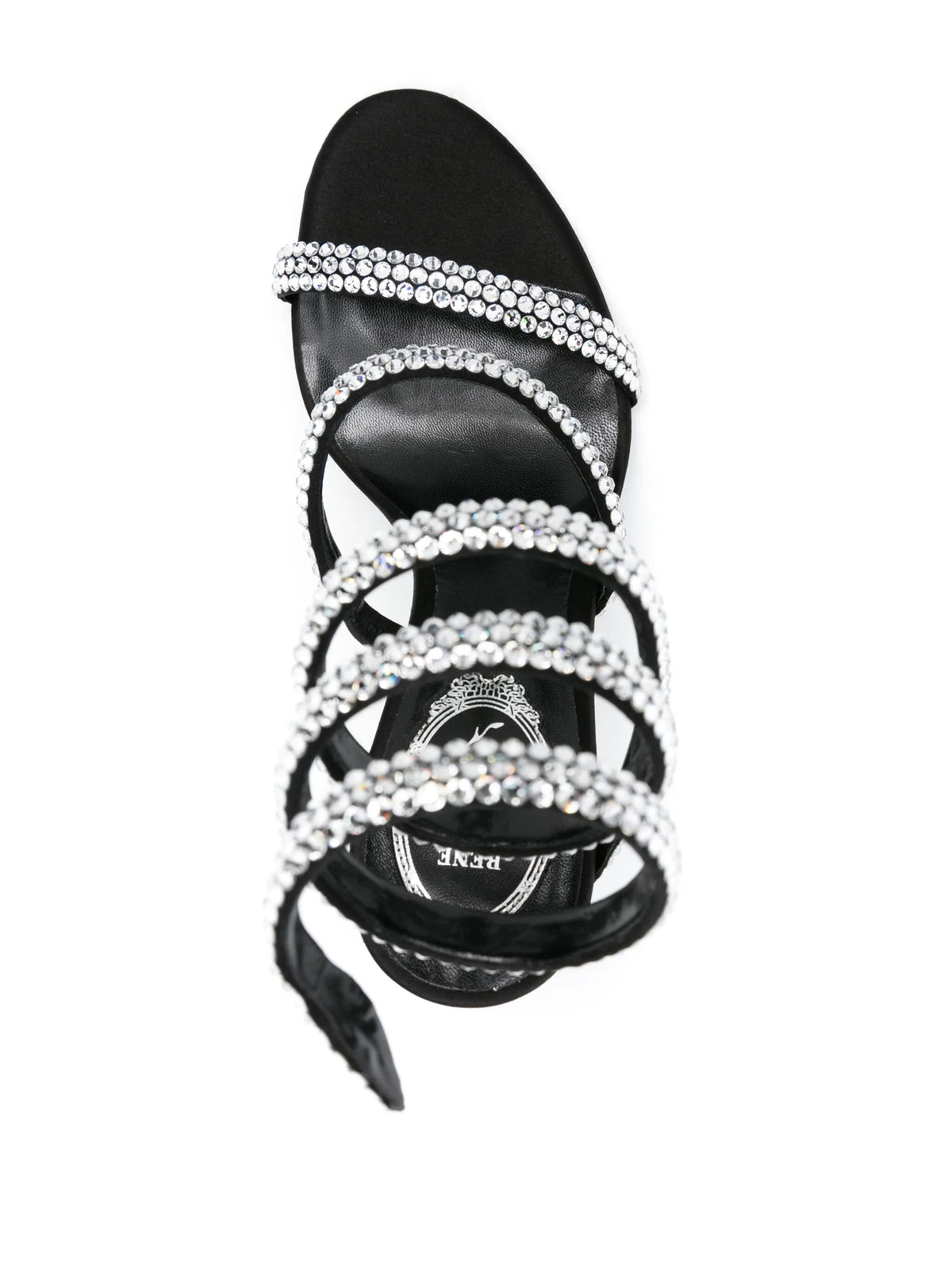 Cleo 105mm rhinestone-embellished sandals