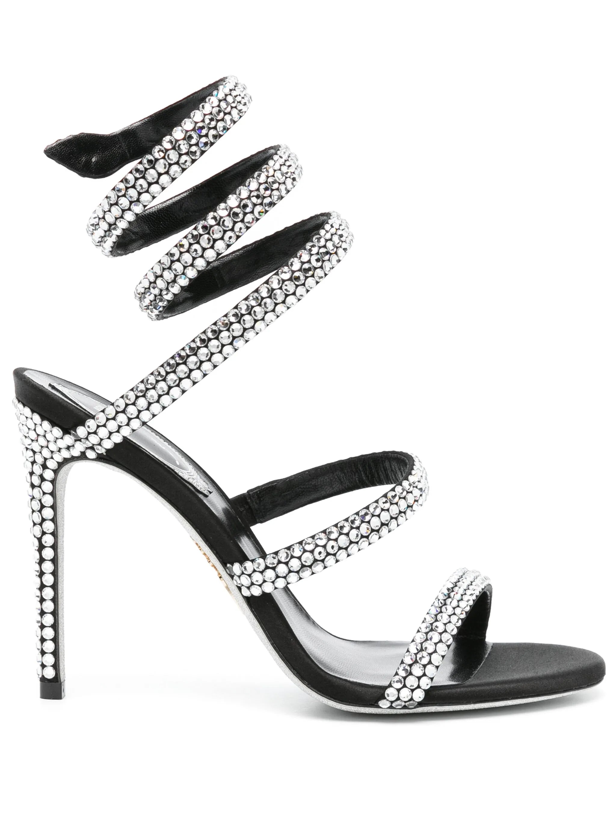 Cleo 105mm rhinestone-embellished sandals