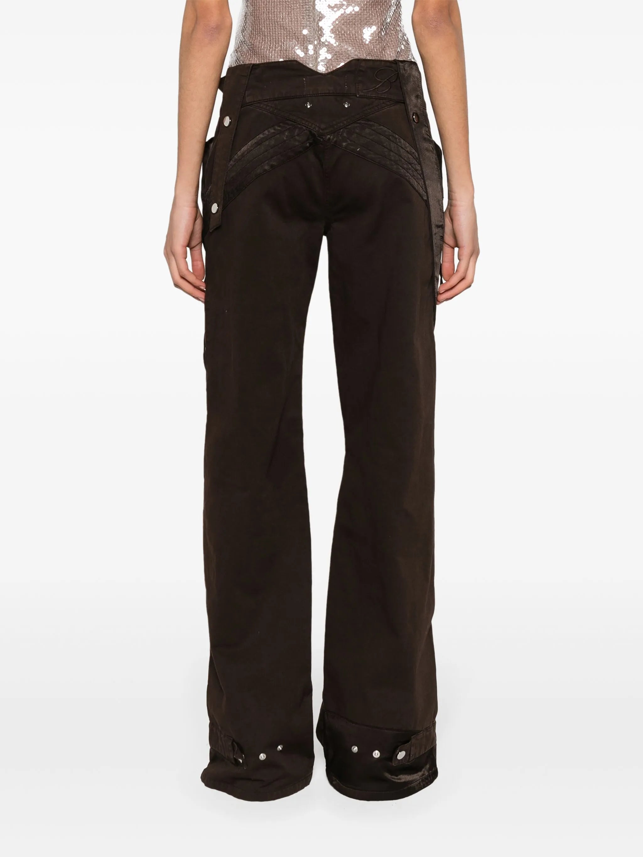 twill cotton trousers