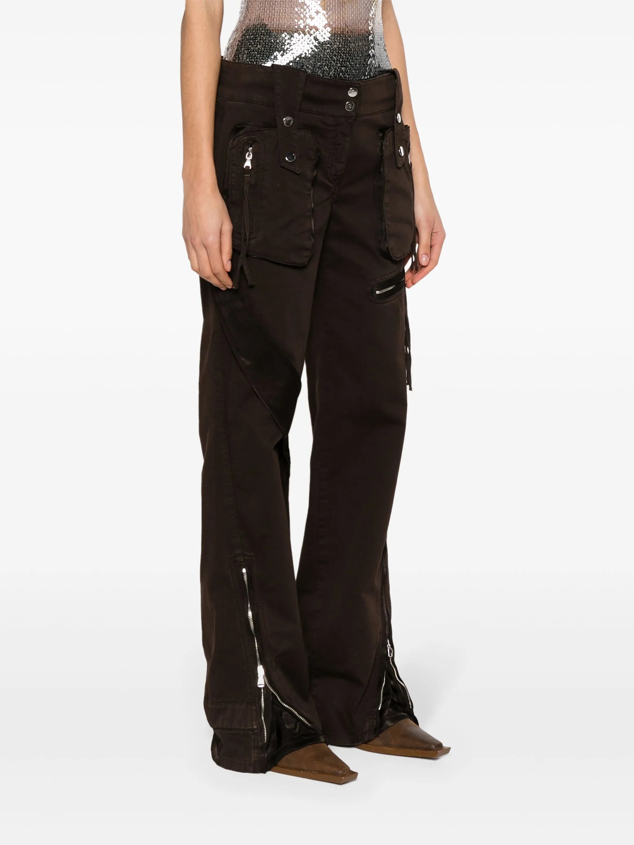 twill cotton trousers