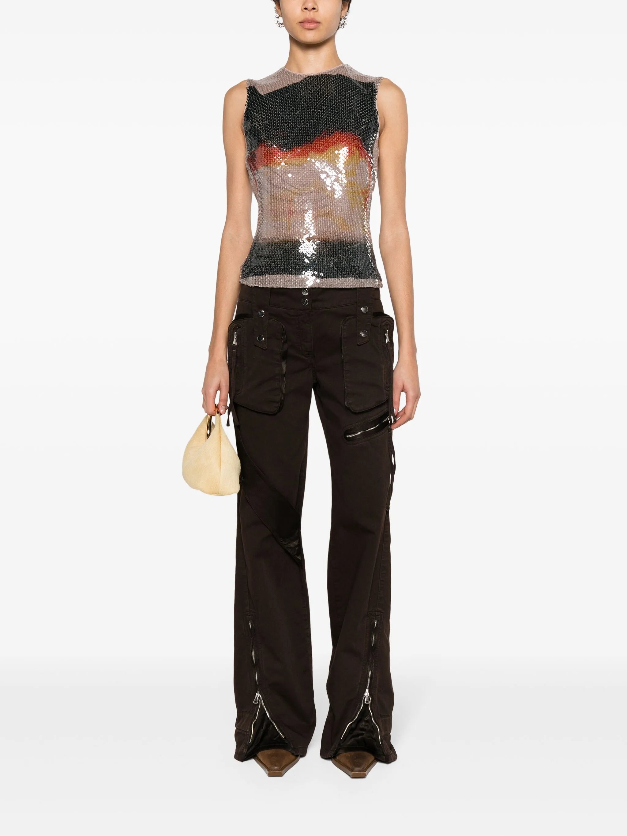 twill cotton trousers