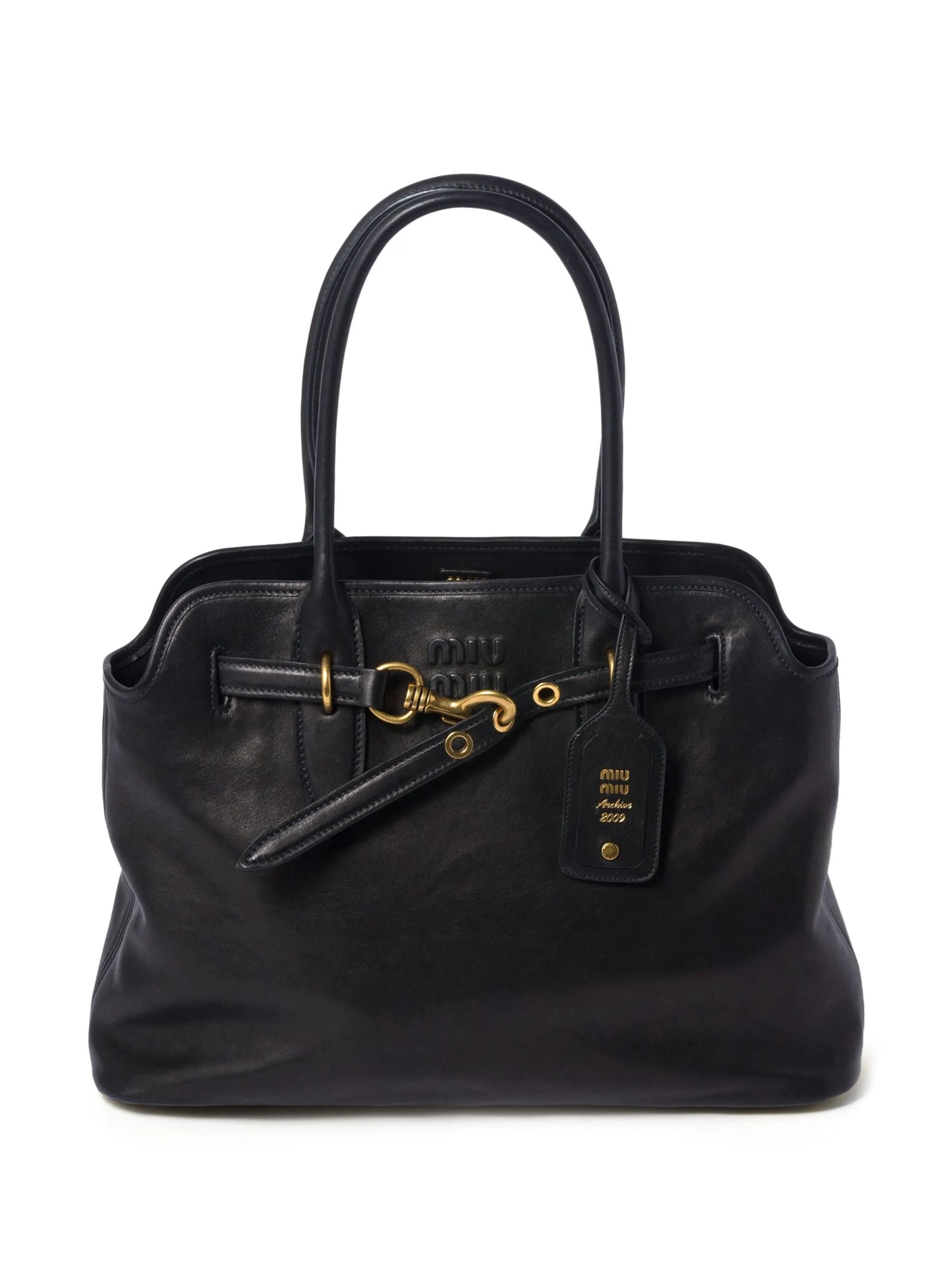 nappa-leather tote bag