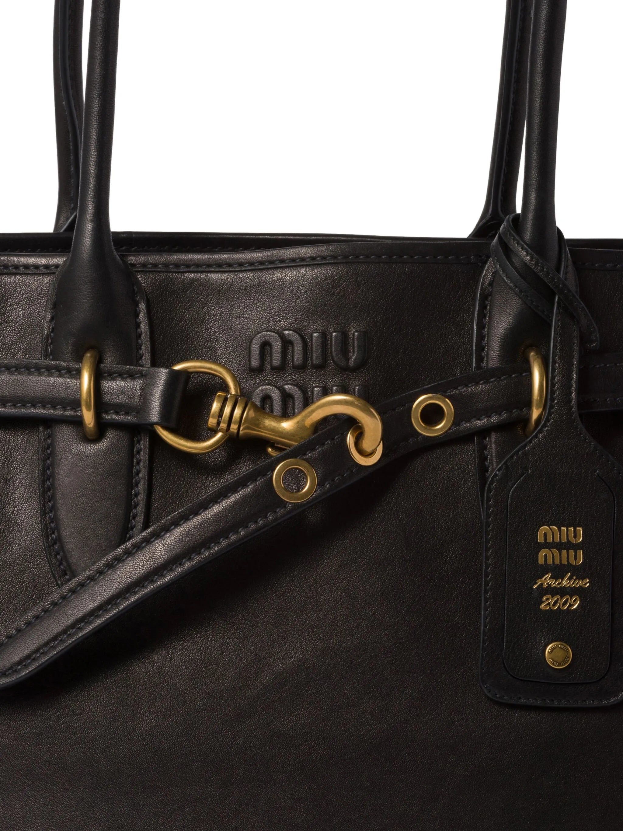 nappa-leather tote bag