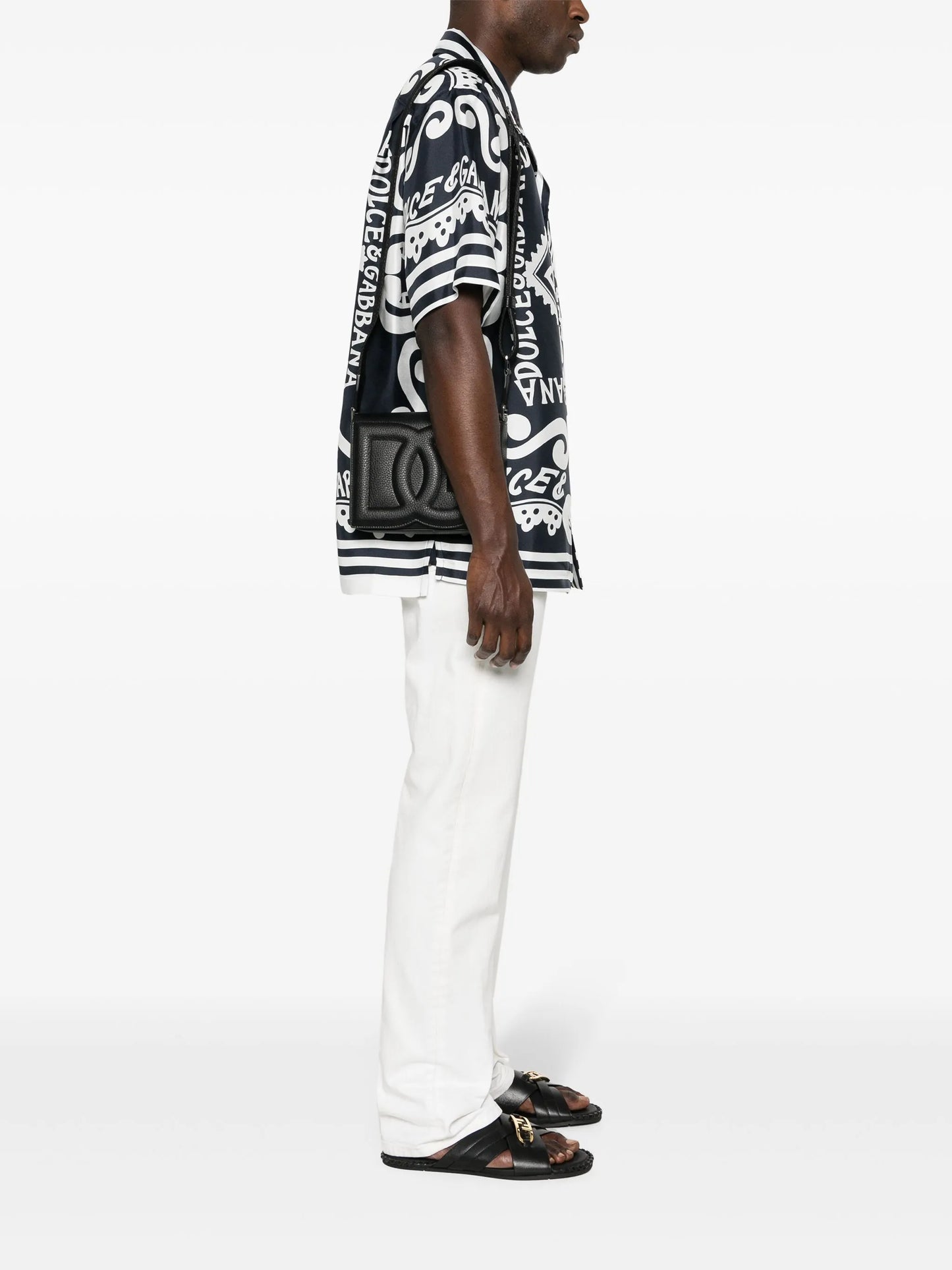 medium DG Logo messenger bag